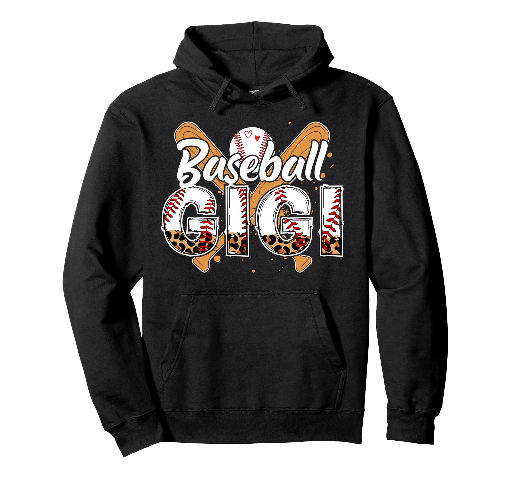 Baseball Gigi Leopard Gigi Baseball Hoodie - Streetwear Style Men Women - T-Shirt, Sweatshirt, Hoodie
