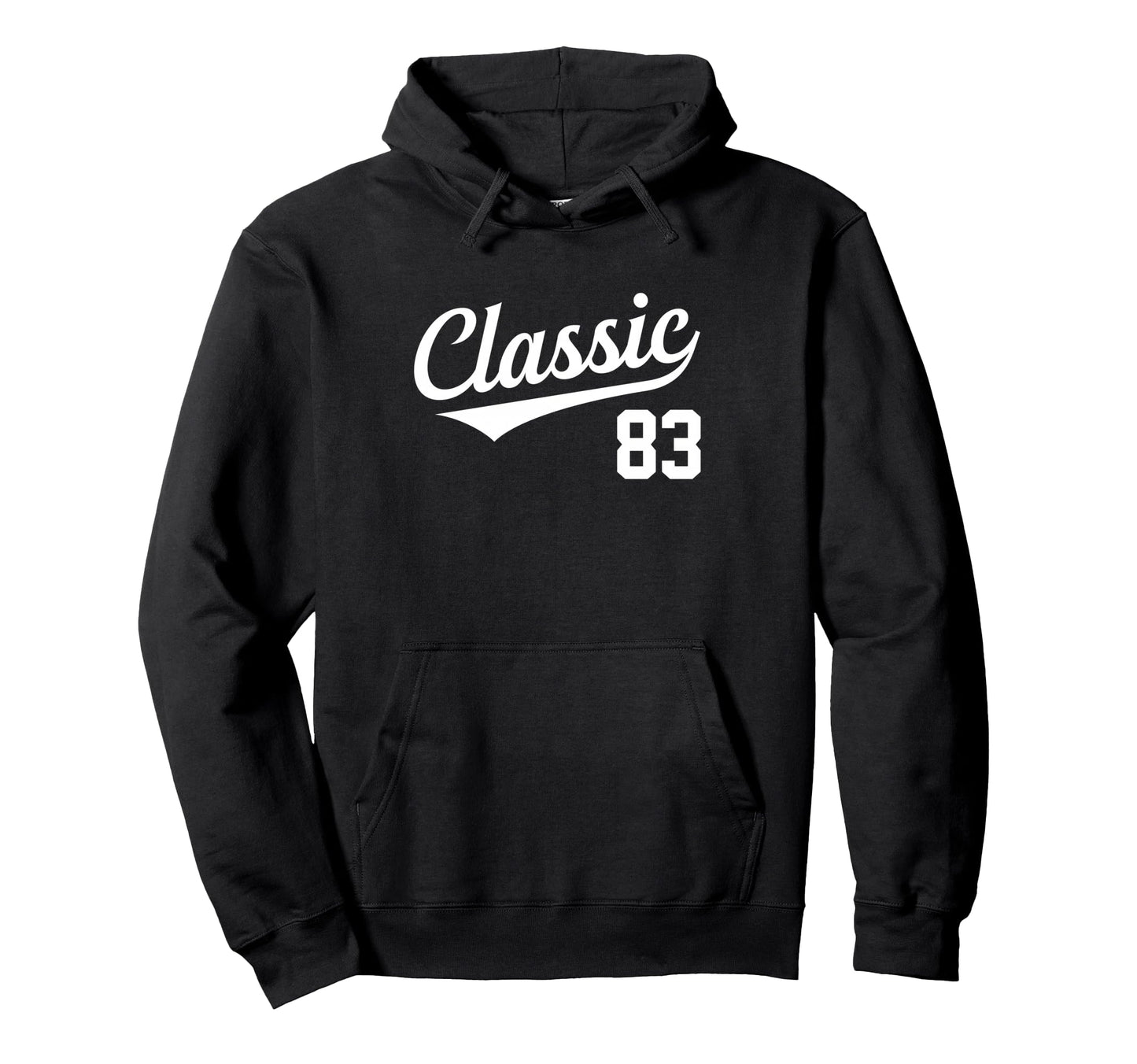 Baseball Jersey Birthday Age 83 Hoodie - Custom Art Print Men Women - T-Shirt, Sweatshirt, Hoodie