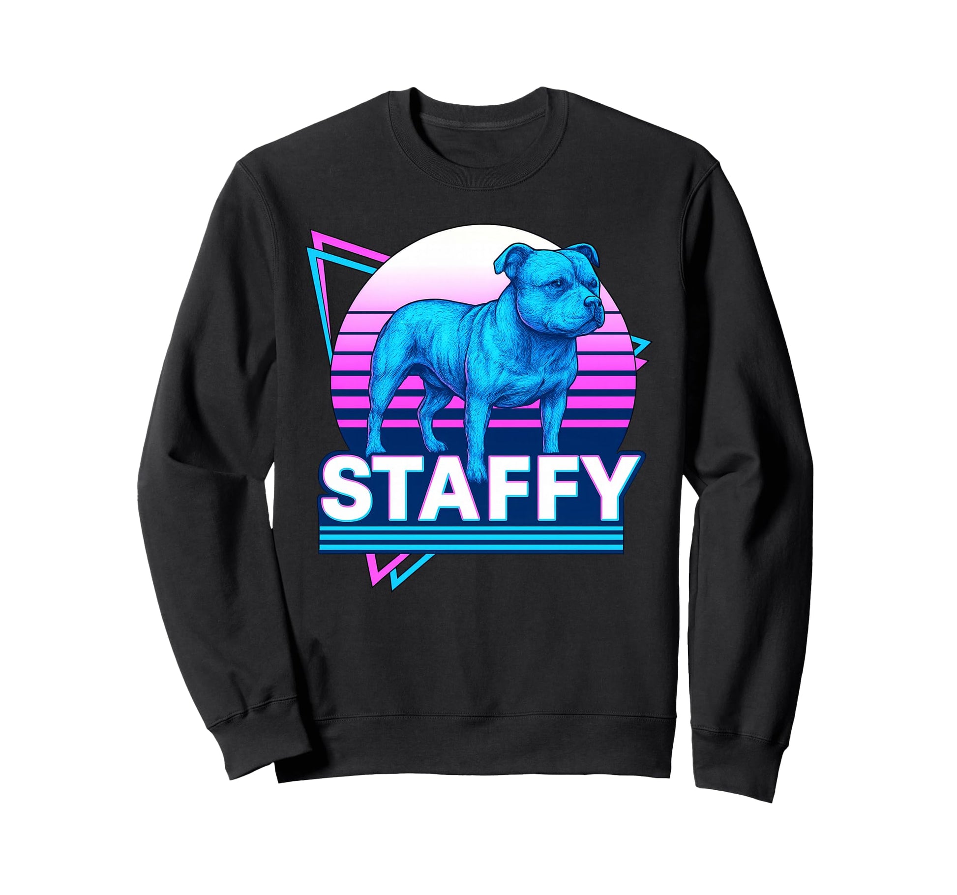 Staffordshire Bull Terrier Sweatshirt - Casual Everyday Wear Unisex - T-Shirt, Sweatshirt, Hoodie