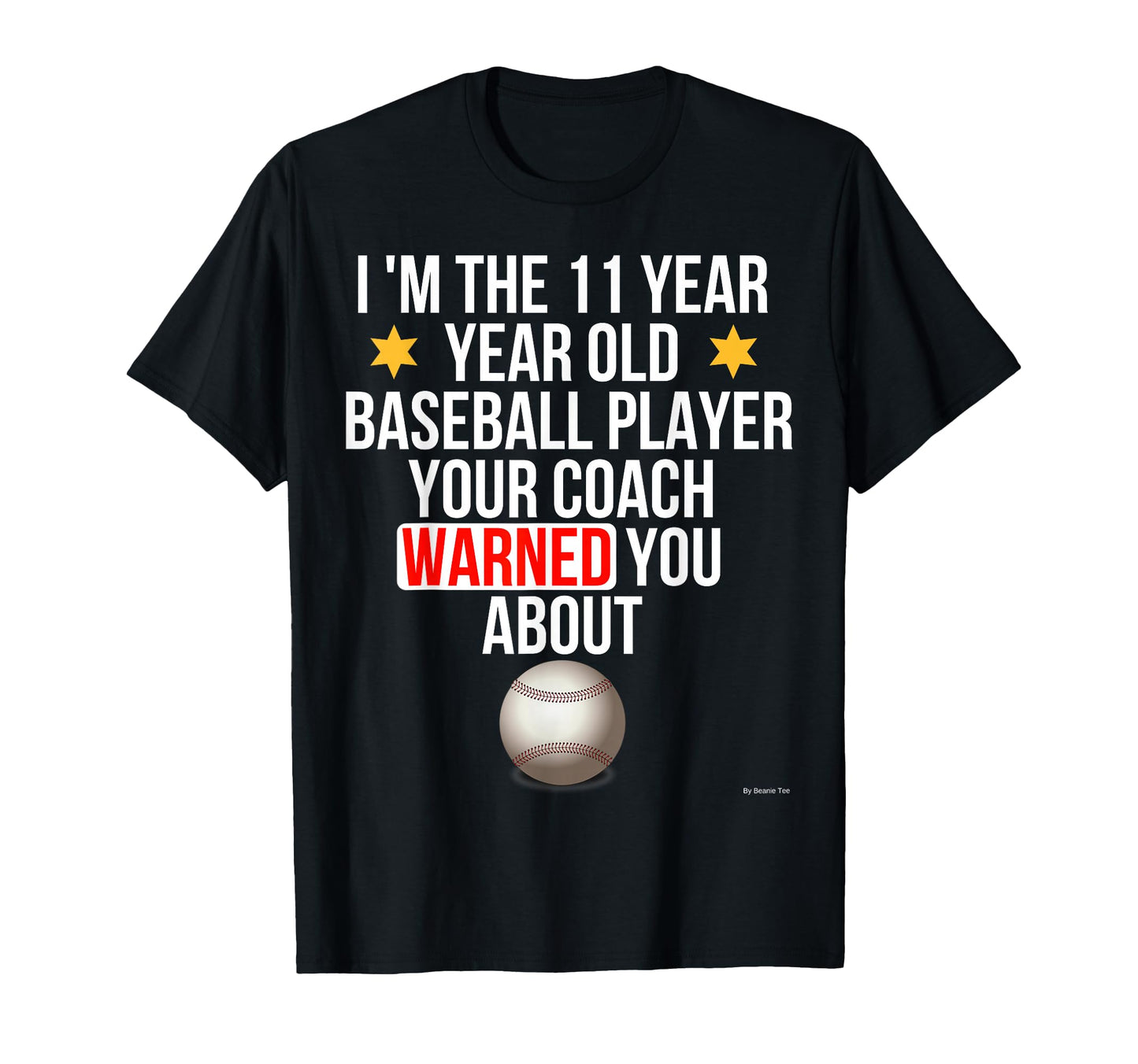 Baseball 11Th Birthday 11 Year Old T-Shirt - Aesthetic Graphic Men Women - T-Shirt, Sweatshirt, Hoodie