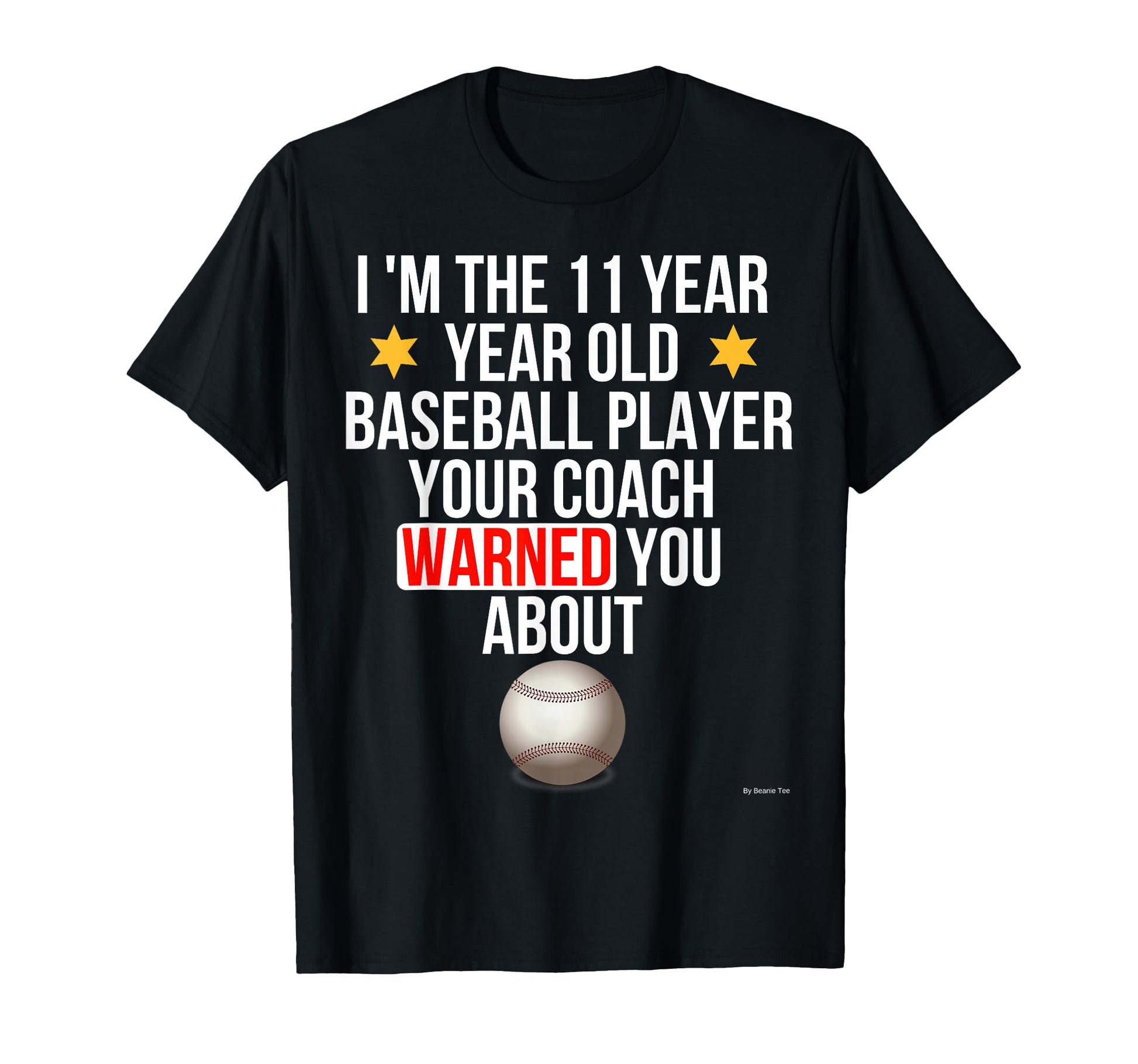 Baseball 11Th Birthday 11 Year Old T-Shirt - Aesthetic Graphic Men Women - T-Shirt, Sweatshirt, Hoodie