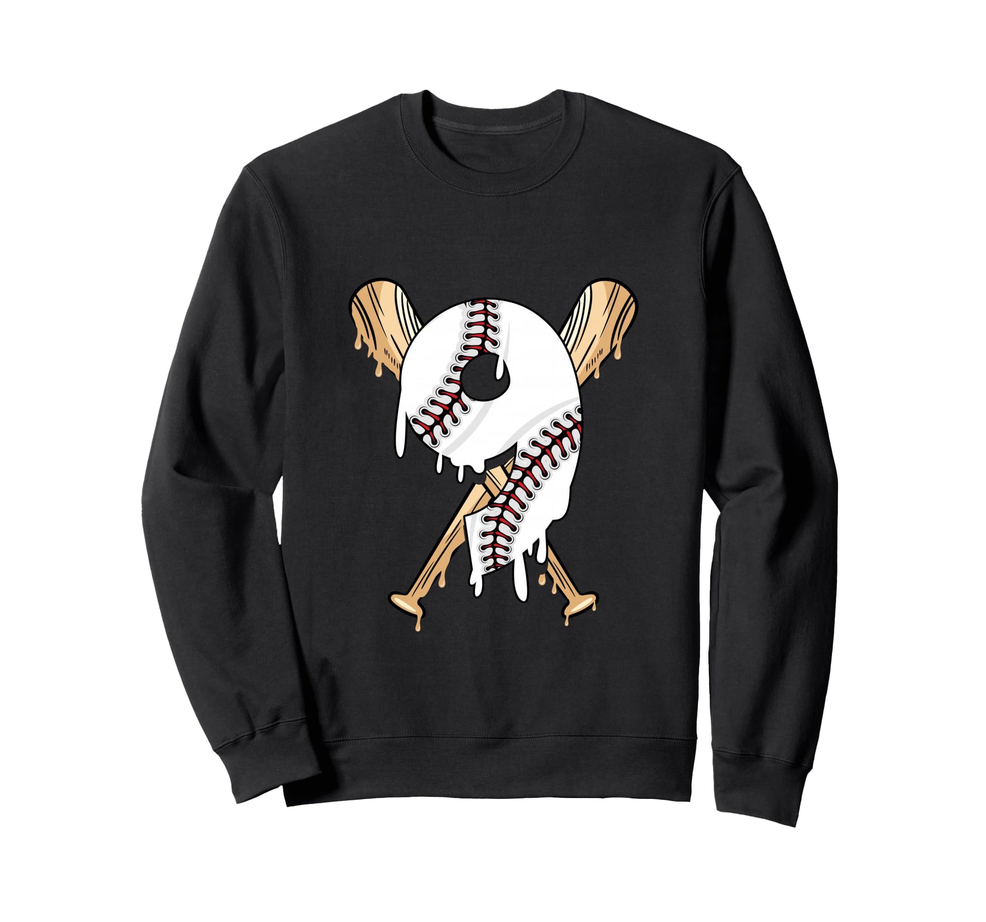 9Th Birthday Baseball Sweatshirt - Trendy Graphic for Adults - T-Shirt, Sweatshirt, Hoodie