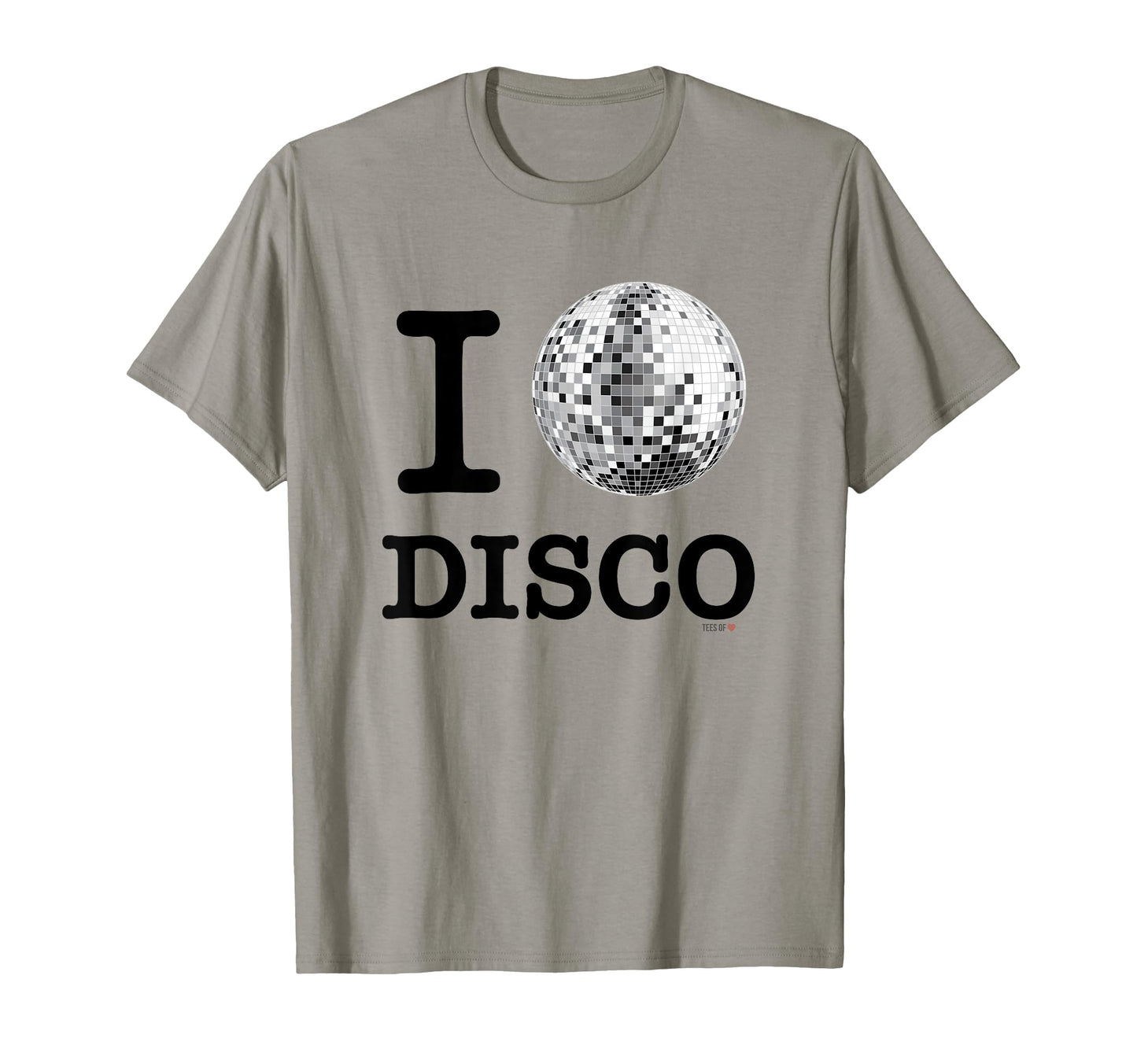 I Love Disco Mirror Ball T-Shirt - Unique Graphic for Adults - T-Shirt, Sweatshirt, Hoodie