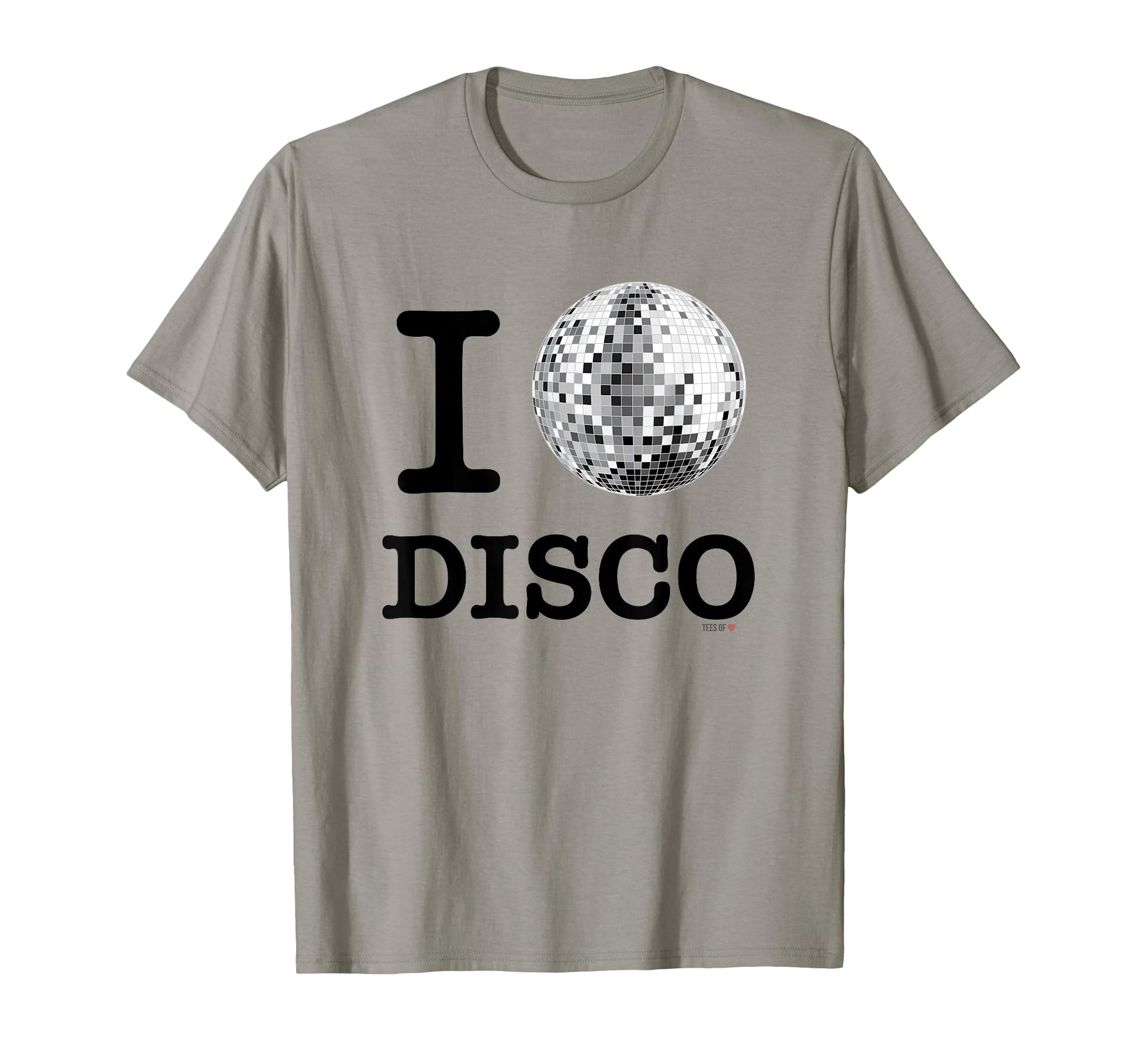 I Love Disco Mirror Ball T-Shirt - Unique Graphic for Adults - T-Shirt, Sweatshirt, Hoodie