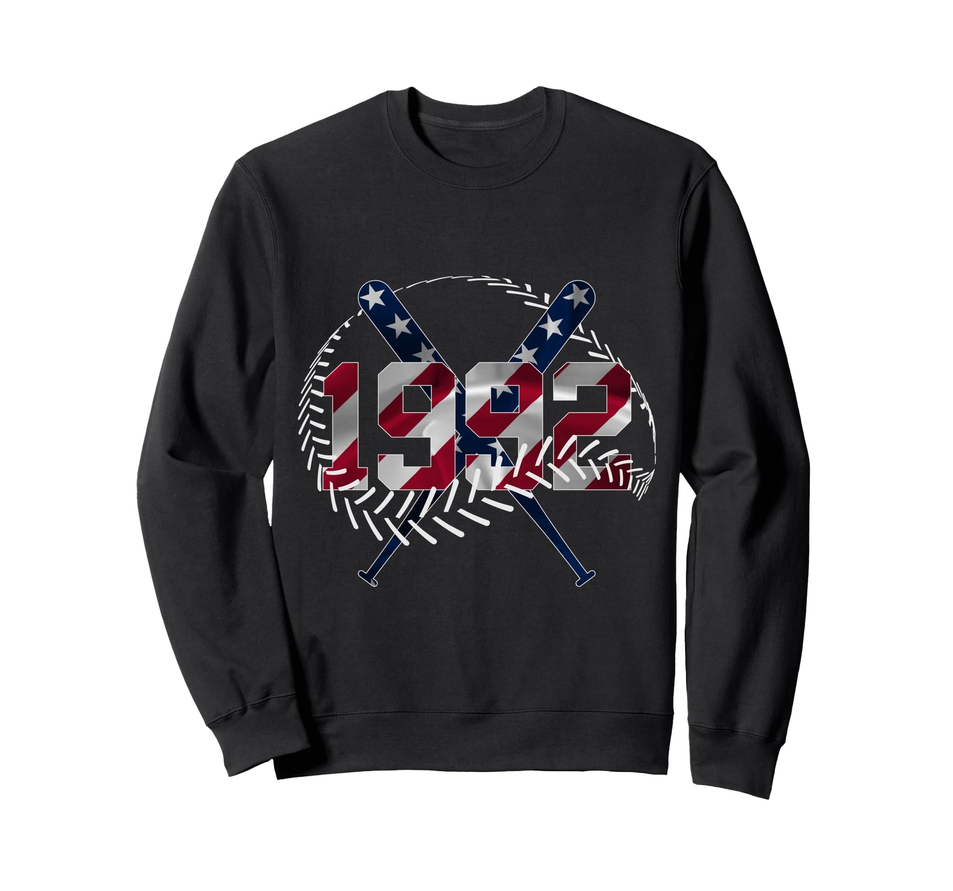 34Th Birthday Baseball 1992 Sweatshirt - Novelty Apparel Unisex - T-Shirt, Sweatshirt, Hoodie