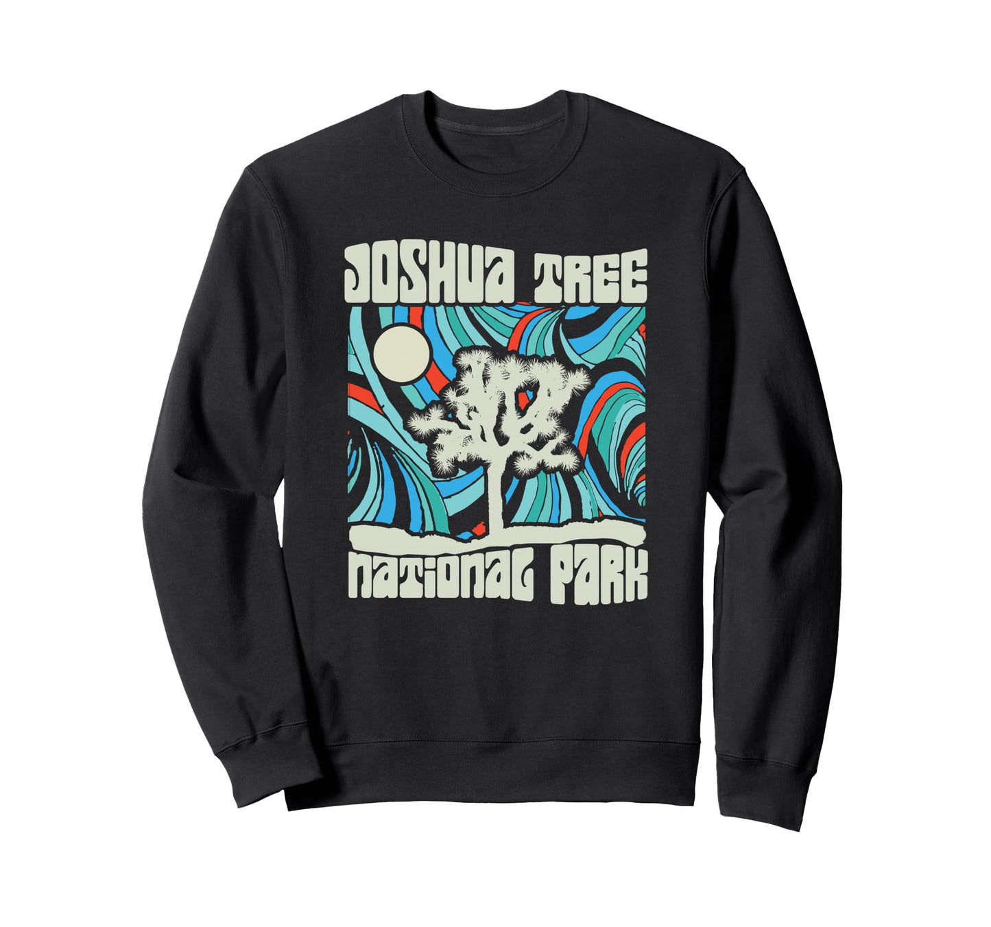 Joshua Tree National Park Psychedelic Sweatshirt - Custom Art Print Unisex - T-Shirt, Sweatshirt, Hoodie