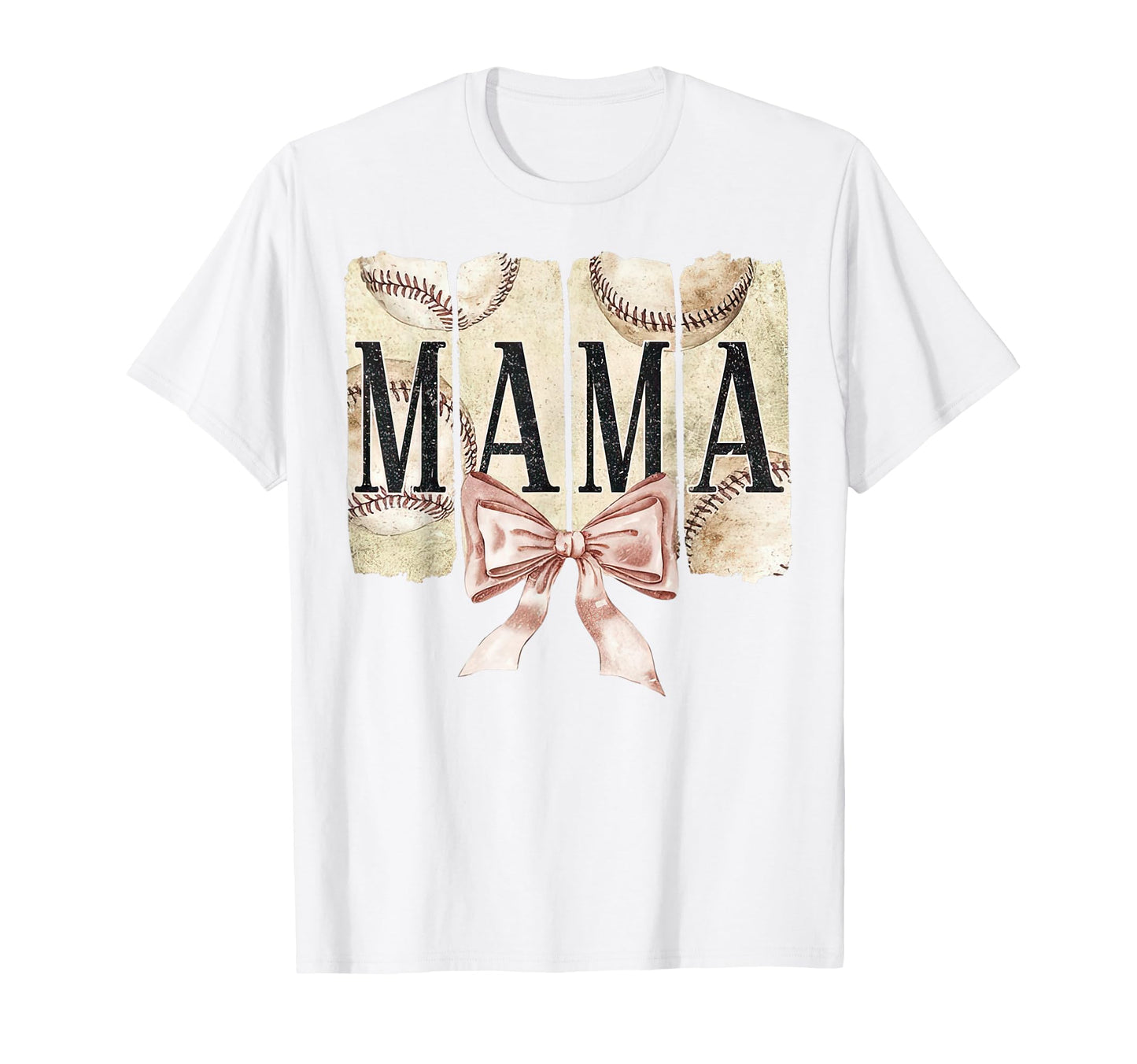 Baseball Mama Coquette Game Day Mothers T-Shirt - Graphic Print for Adults - T-Shirt, Sweatshirt, Hoodie