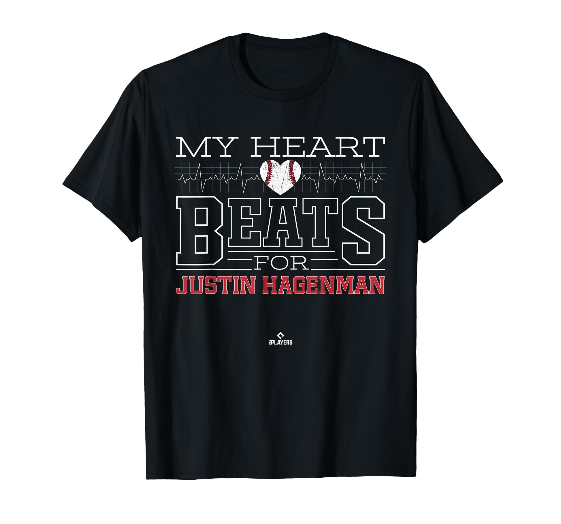 My Heart Beats Justin Hagenman Prospect T-Shirt - Graphic Print for Adults - T-Shirt, Sweatshirt, Hoodie