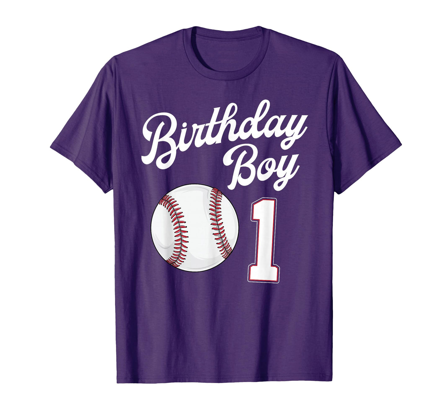 1 Years Old Baseball Themed 1St T-Shirt - Novelty Apparel Men Women - T-Shirt, Sweatshirt, Hoodie