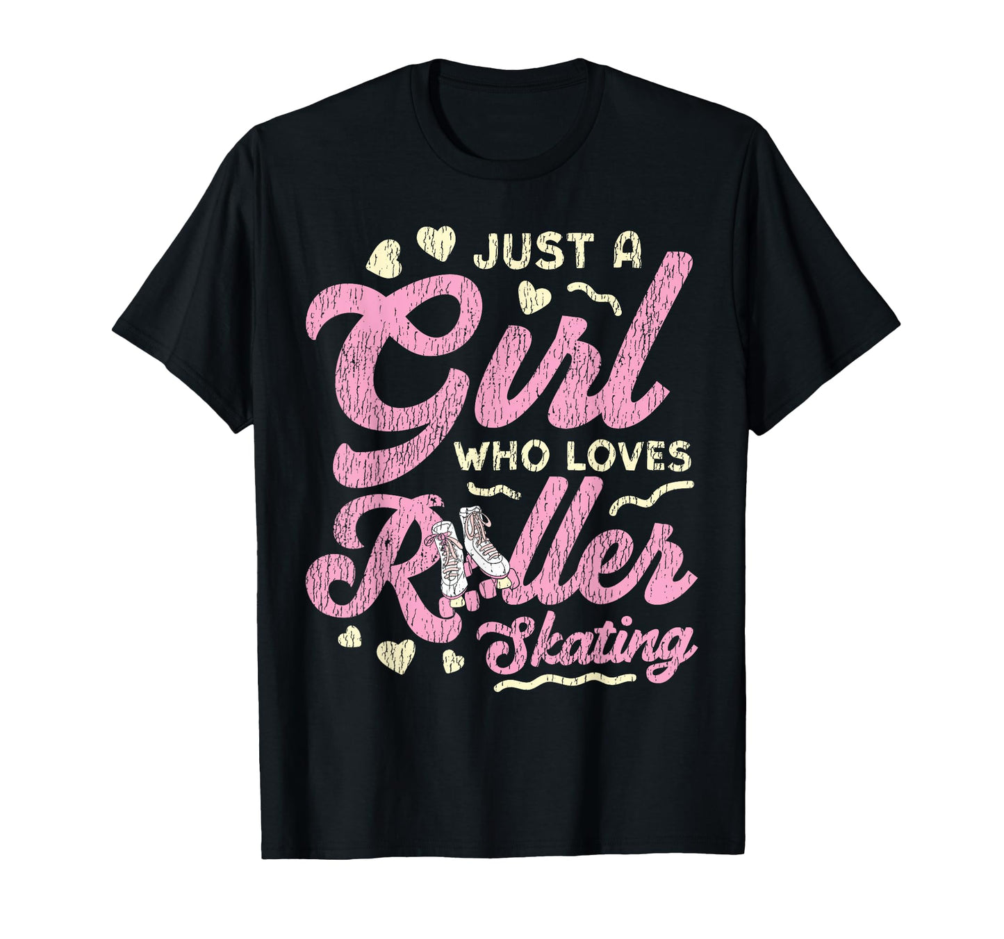 Roller Skating Skate 1970S Just Who T-Shirt - Minimalist Print Men Women - T-Shirt, Sweatshirt, Hoodie