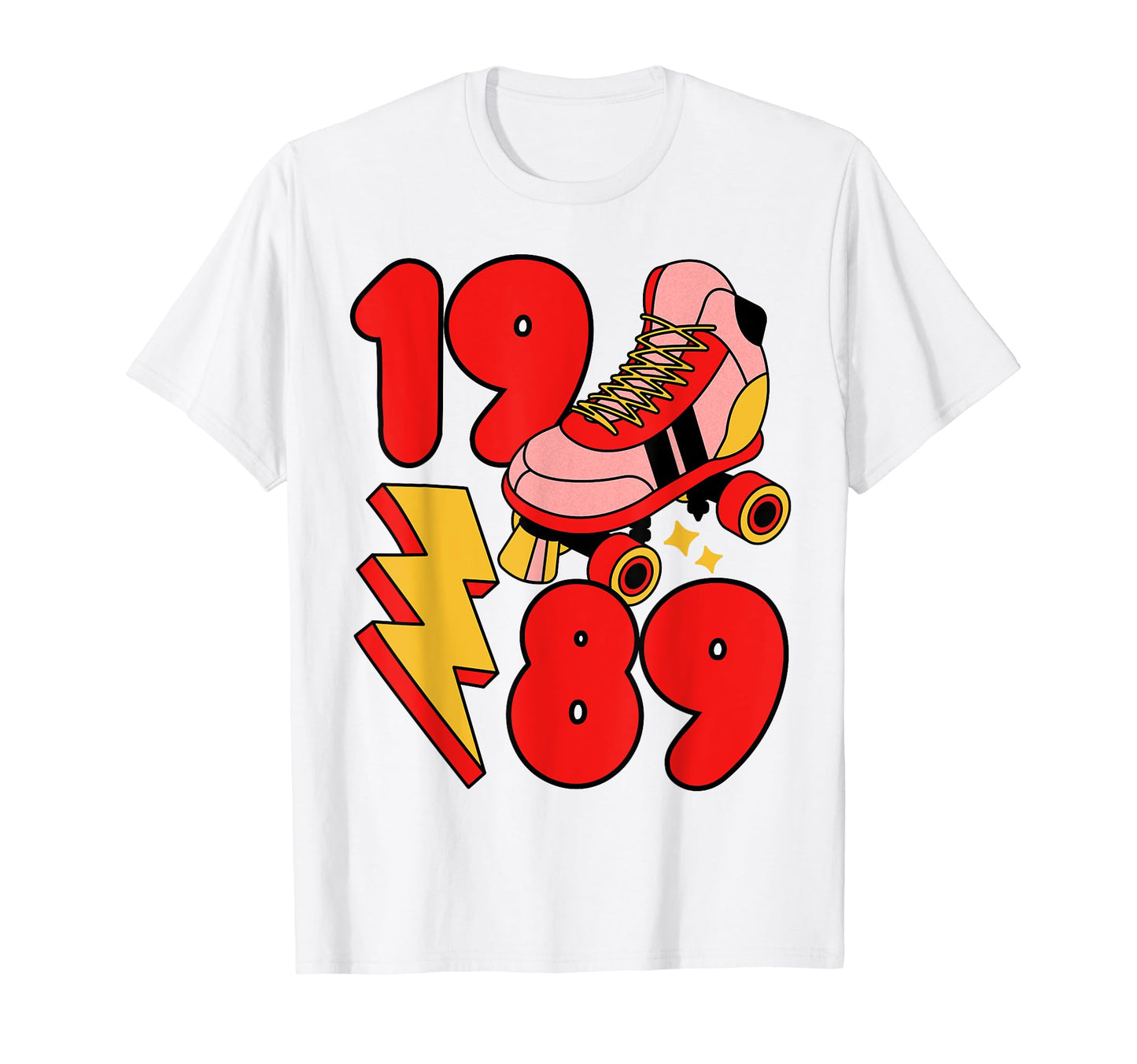 1989 Roller Skate 80S Nostalgia T-Shirt - Trendy Graphic Men Women - T-Shirt, Sweatshirt, Hoodie