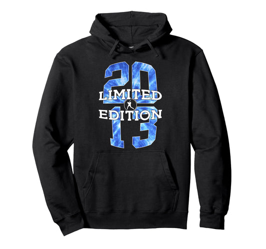 13 Years 2013 Baseball 13Th Birthday Hoodie - Trendy Graphic Unisex - T-Shirt, Sweatshirt, Hoodie