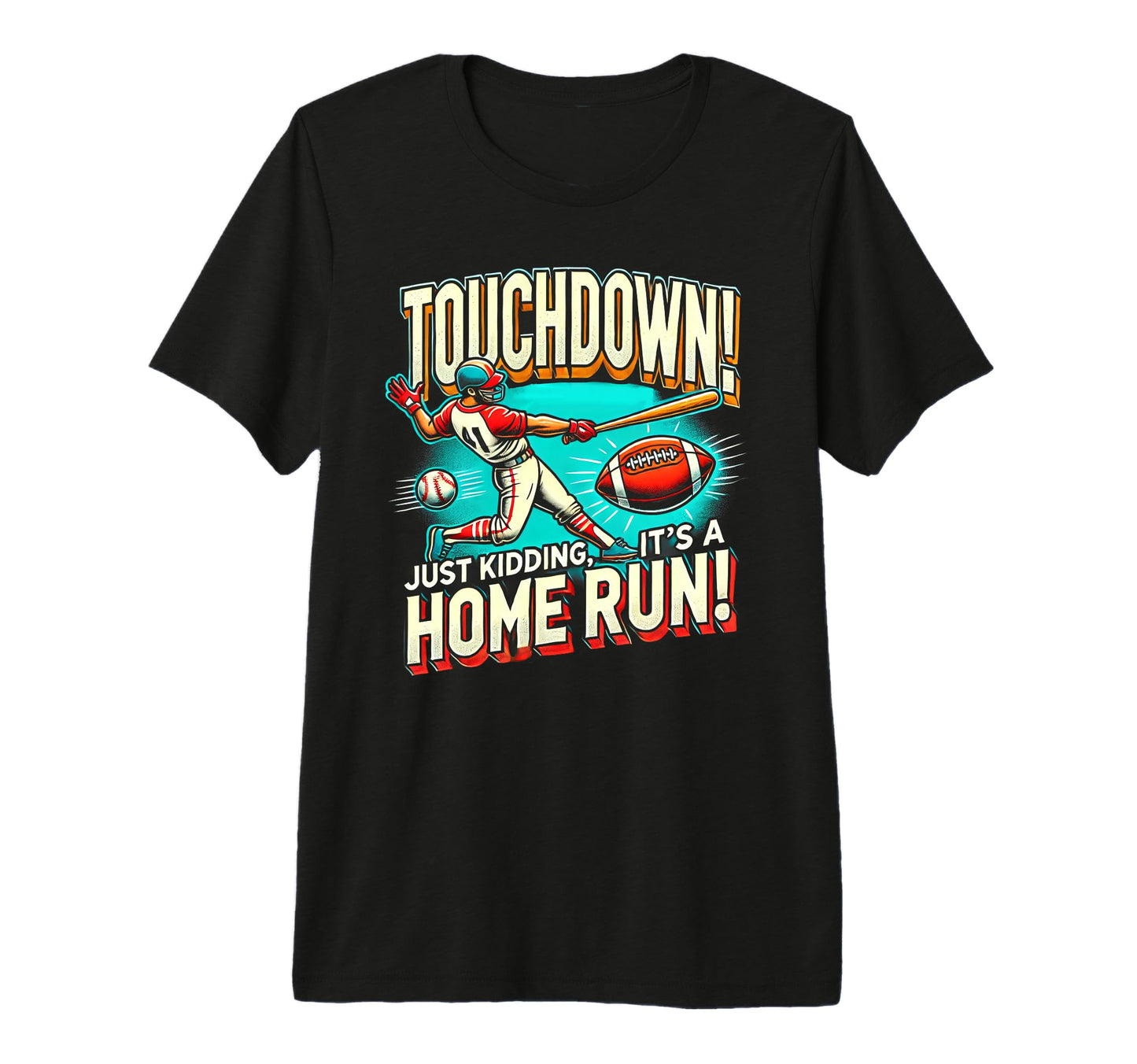 Touchdown Just Kidding Its Home T-Shirt - Casual Everyday Wear for Adults - T-Shirt, Sweatshirt, Hoodie