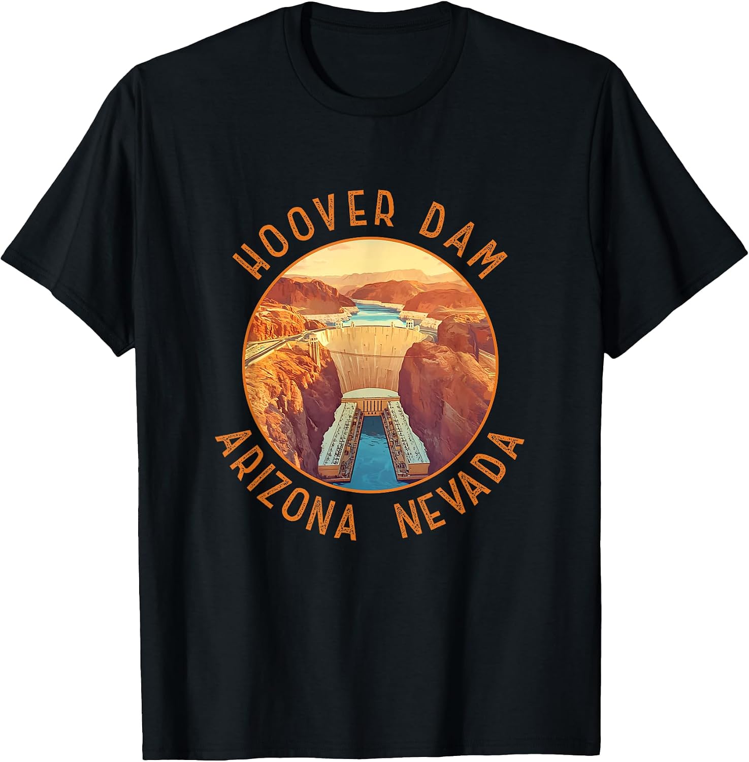 Hoover Dam Travel Souvenir Merch - Adult & Kids T-Shirts, Sweatshirts & Hoodies apparel design preview 1