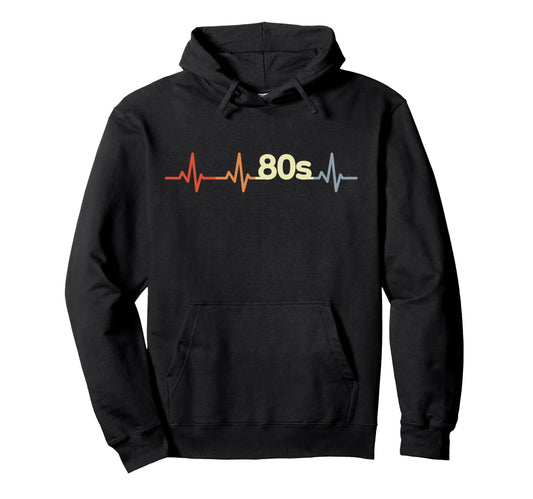 80S Ecg Retrophile Synthwave Hoodie - Graphic Print for Adults - T-Shirt, Sweatshirt, Hoodie