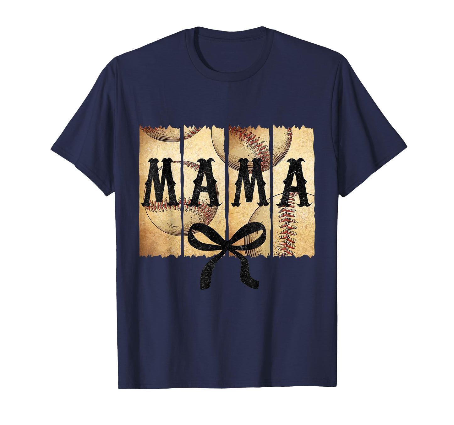Baseball Mama Coquette Bow Softball Mom T-Shirt - Streetwear Style Unisex - T-Shirt, Sweatshirt, Hoodie