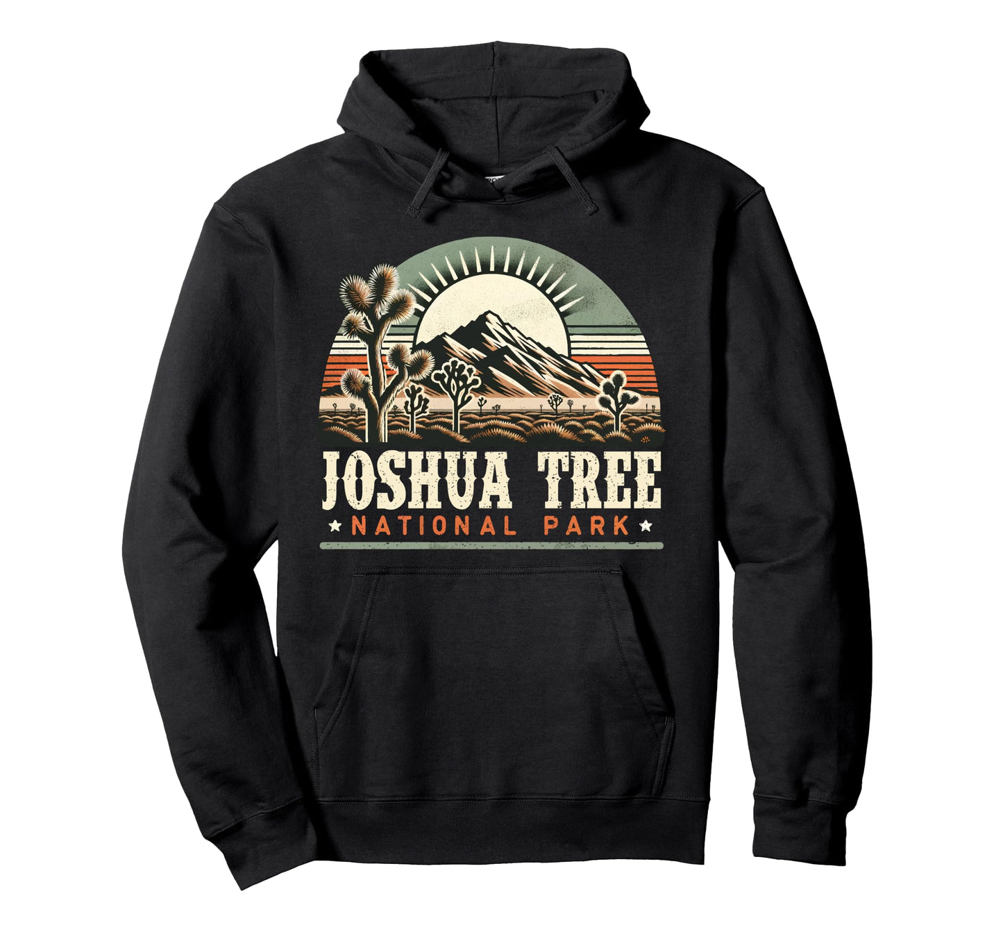 Joshua Tree National Park Hike Camping Hoodie - Graphic Print Unisex - T-Shirt, Sweatshirt, Hoodie