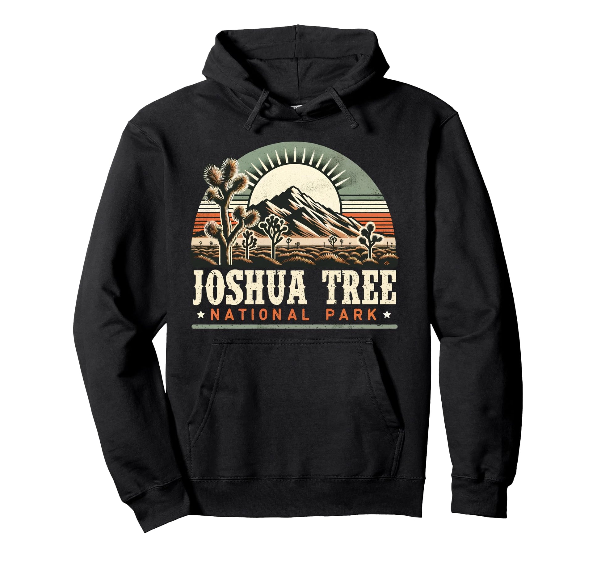 Joshua Tree National Park Hike Camping Hoodie - Graphic Print Unisex - T-Shirt, Sweatshirt, Hoodie