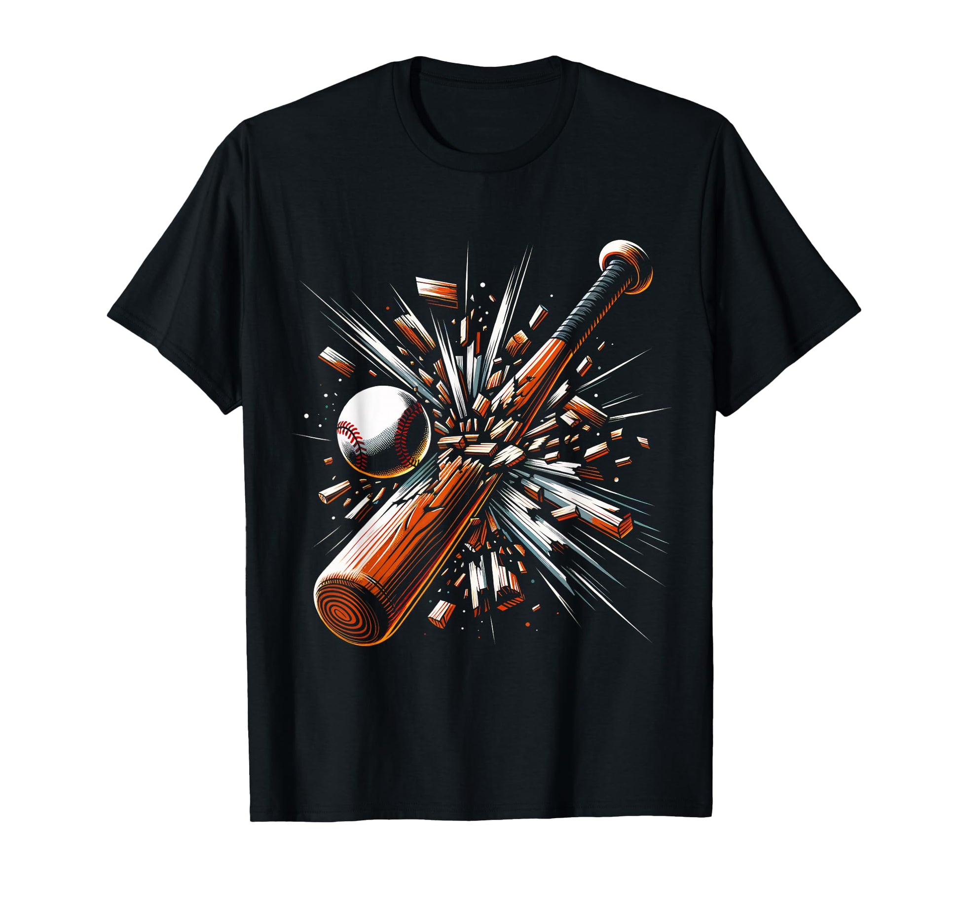 Baseball Player Art Baseball Fan Mens T-Shirt - Graphic Print Unisex - T-Shirt, Sweatshirt, Hoodie