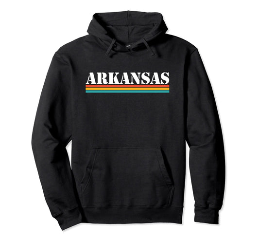 Arkansas Ar Stripes Hoodie - Trendy Graphic for Adults - T-Shirt, Sweatshirt, Hoodie