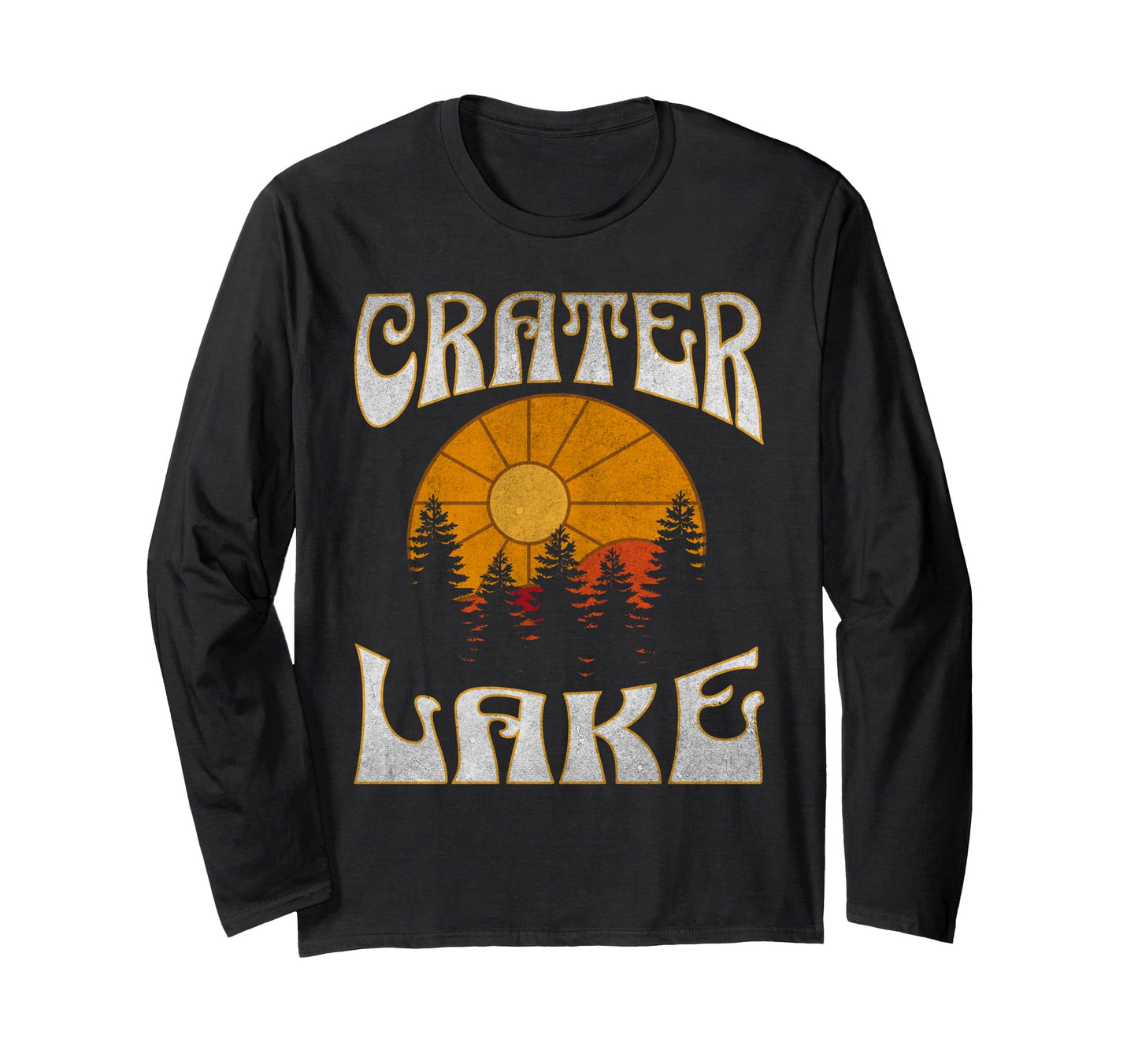 Crater Lake National Park Oregon Usa T-Shirt - Custom Art Print Unisex - T-Shirt, Sweatshirt, Hoodie