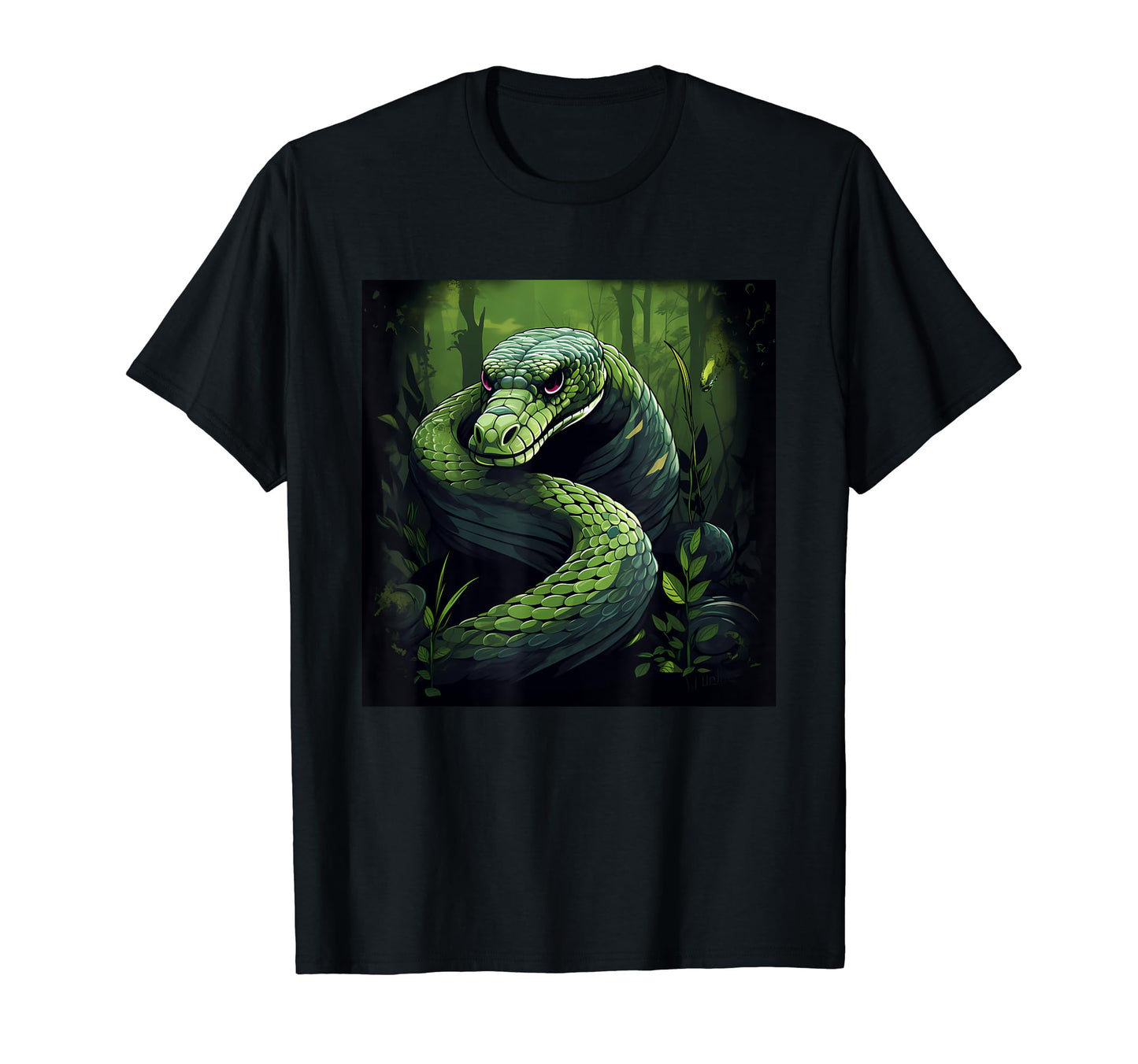 Western Green Mamba T-Shirt - Casual Everyday Wear Unisex - T-Shirt, Sweatshirt, Hoodie
