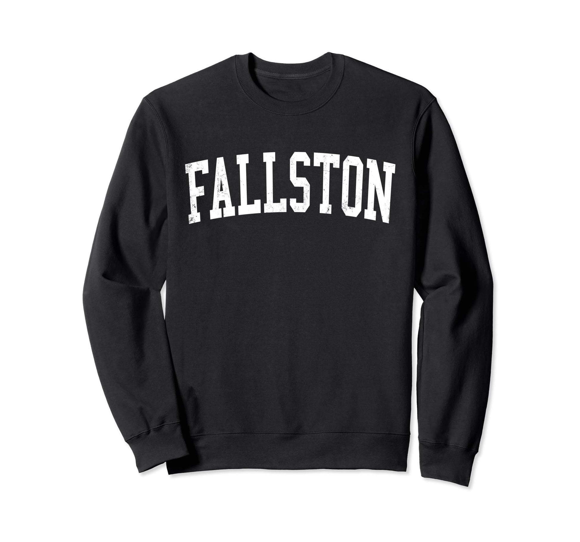 Fallston Md Distressed White Sweatshirt - Custom Art Print Men Women - T-Shirt, Sweatshirt, Hoodie