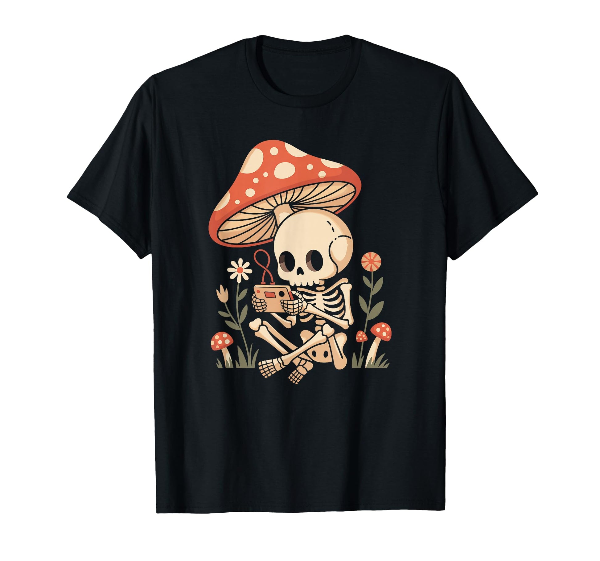 Spooky Fairycore Skeleton Gaming T-Shirt - Fun Novelty Design Men Women - T-Shirt, Sweatshirt, Hoodie