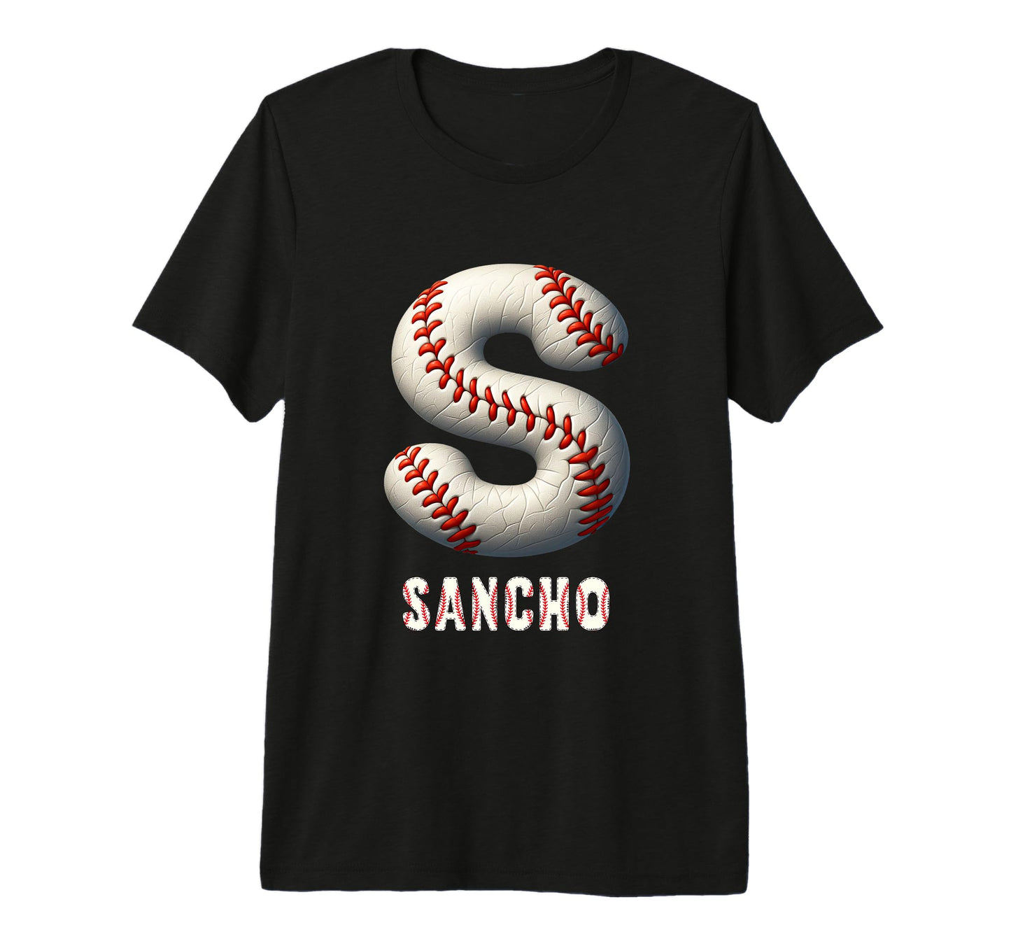 Baseball Home Run Nilo Initial Letter T-Shirt - Trendy Graphic Men Women - T-Shirt, Sweatshirt, Hoodie
