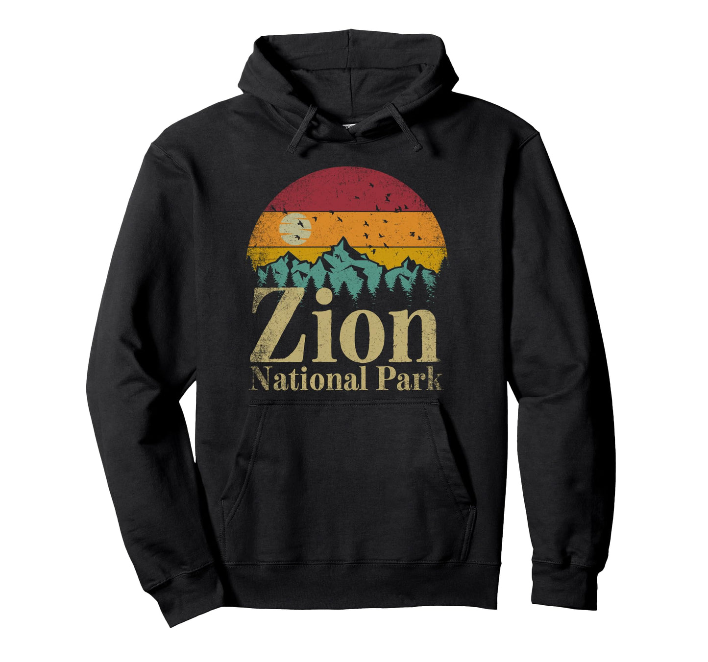 Zion National Park Mountain Gift Hoodie - Unique Graphic Men Women - T-Shirt, Sweatshirt, Hoodie
