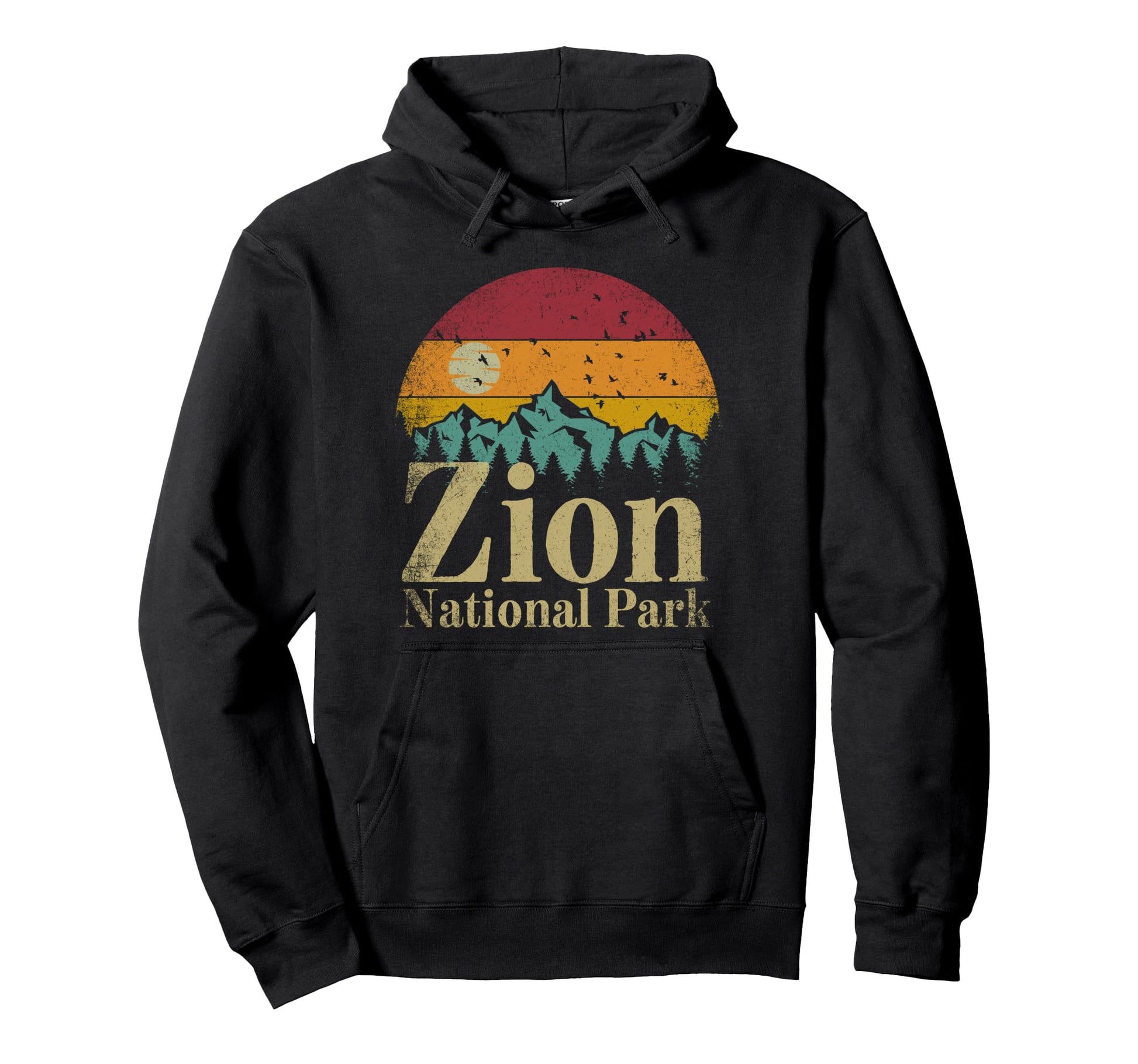 Zion National Park Mountain Gift Hoodie - Unique Graphic Men Women - T-Shirt, Sweatshirt, Hoodie