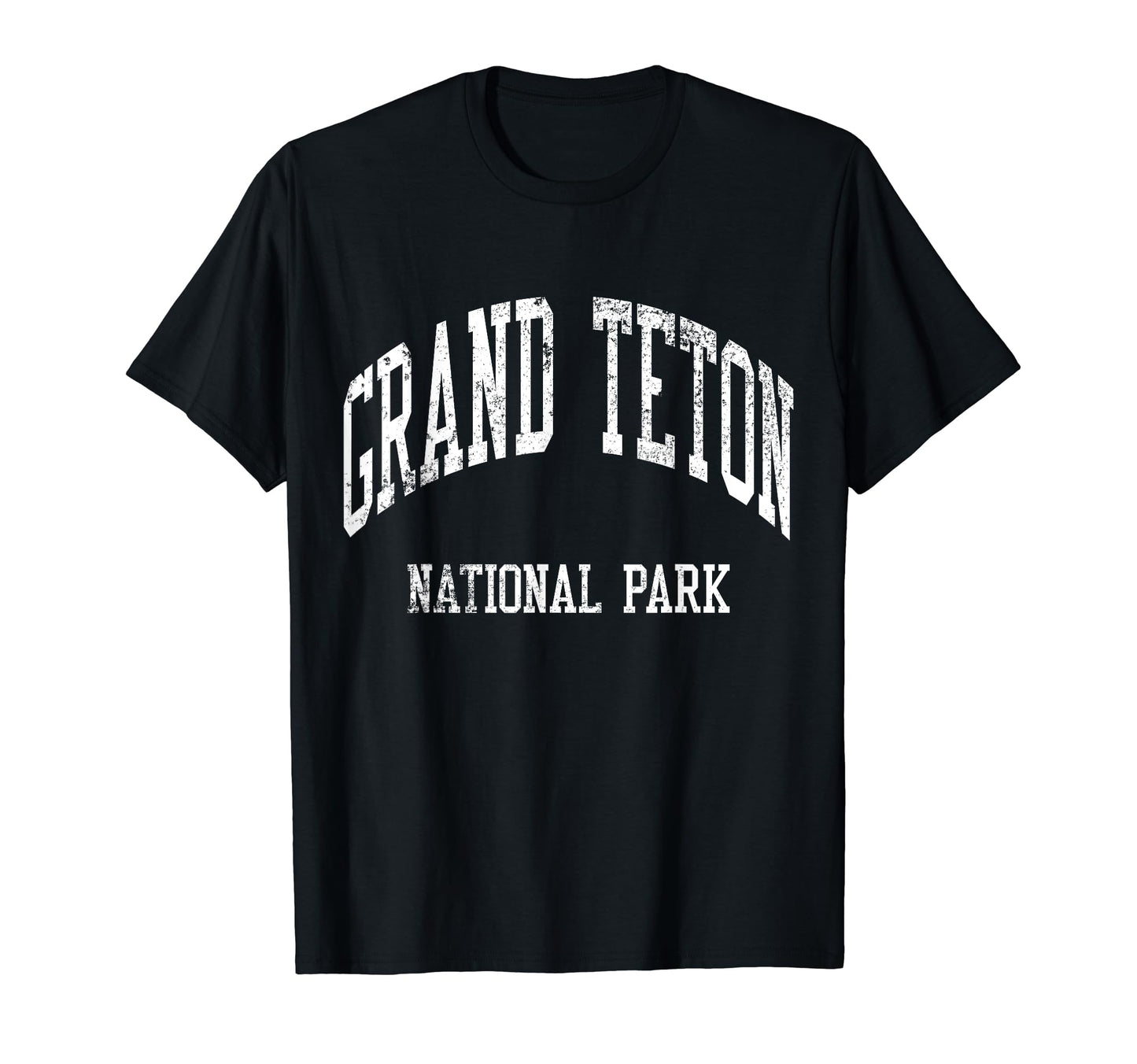 Grand Teton National Park 70S College T-Shirt - Minimalist Print Men Women - T-Shirt, Sweatshirt, Hoodie