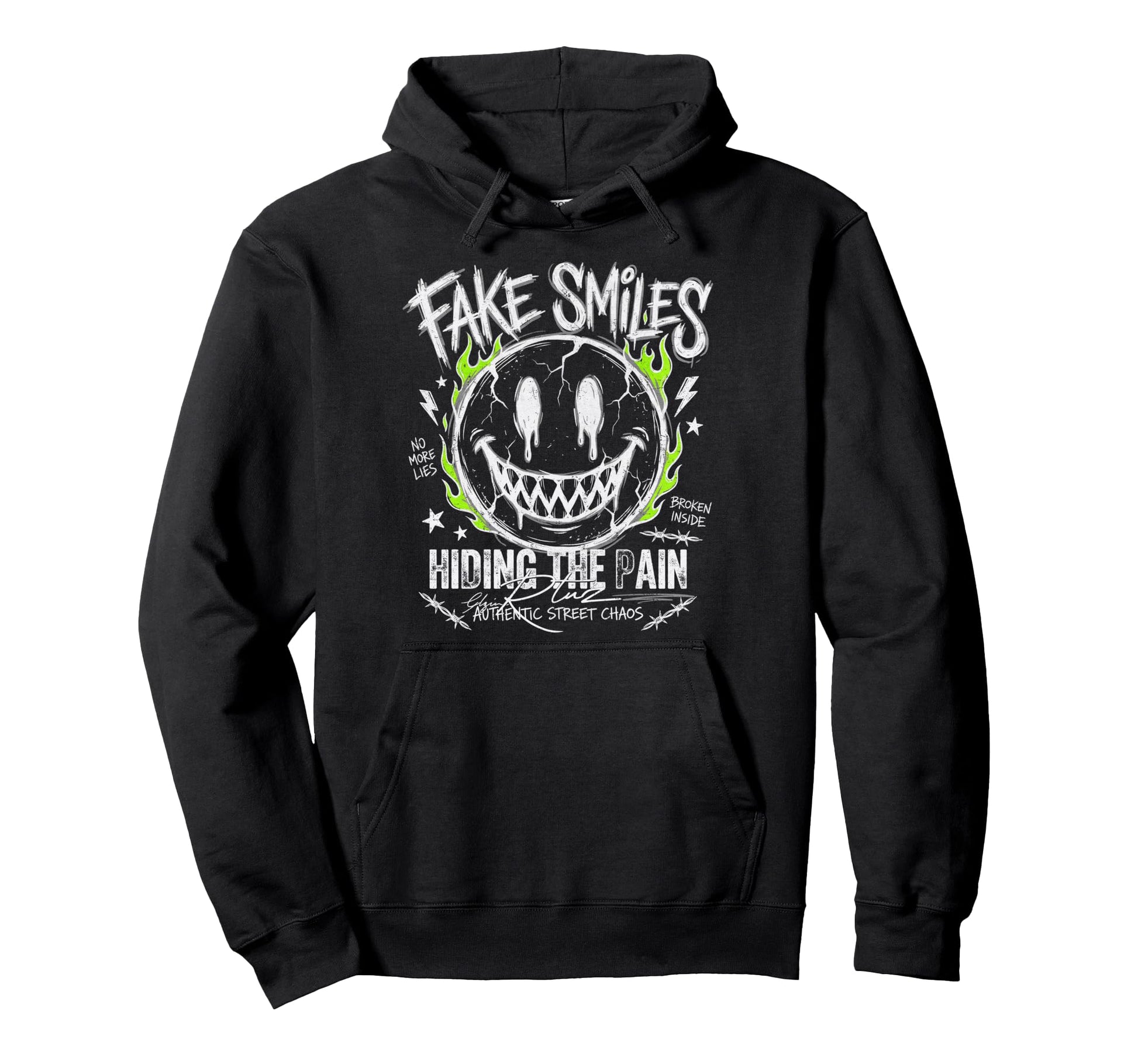 Aesthetic Streetwear Smile Hoodie - Aesthetic Graphic for Adults - T-Shirt, Sweatshirt, Hoodie