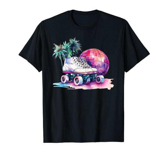 Aesthetic Vaporwave Teens Roller T-Shirt - Fun Novelty Design for Adults - T-Shirt, Sweatshirt, Hoodie