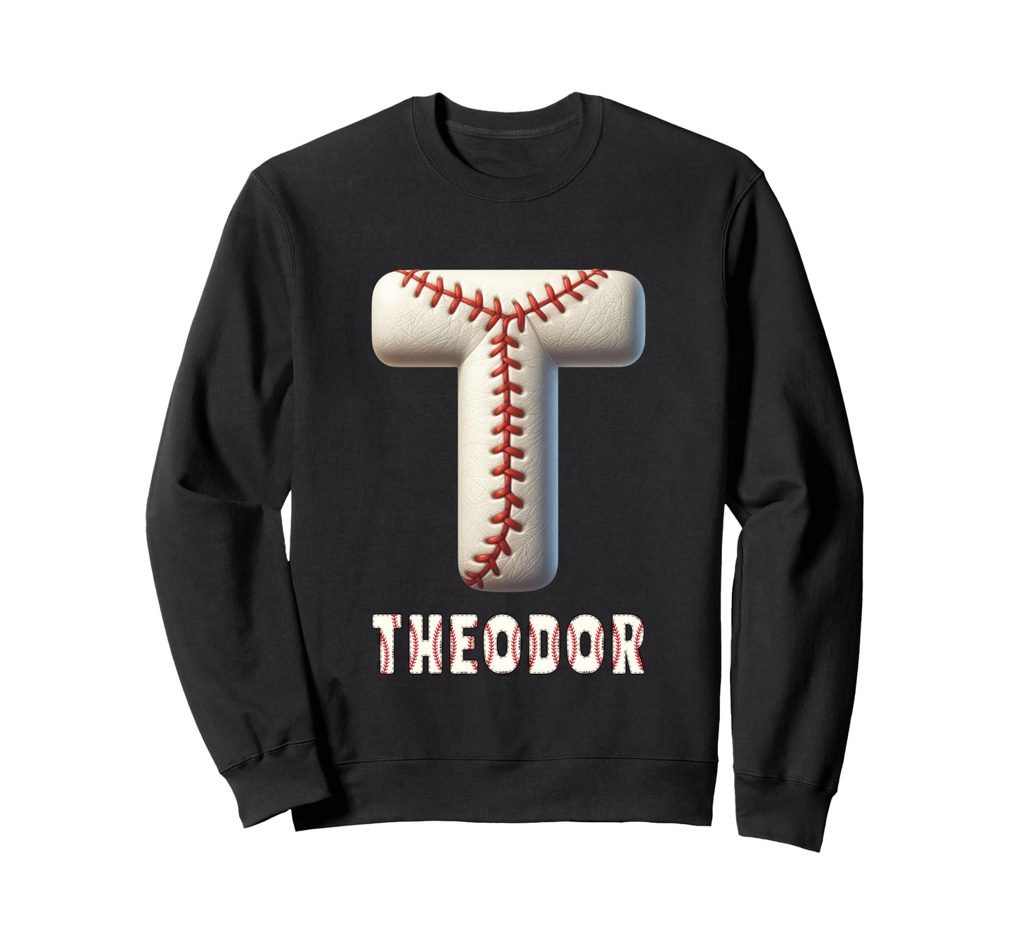 Baseball Home Run Rio Initial Sweatshirt - Minimalist Print for Adults - T-Shirt, Sweatshirt, Hoodie