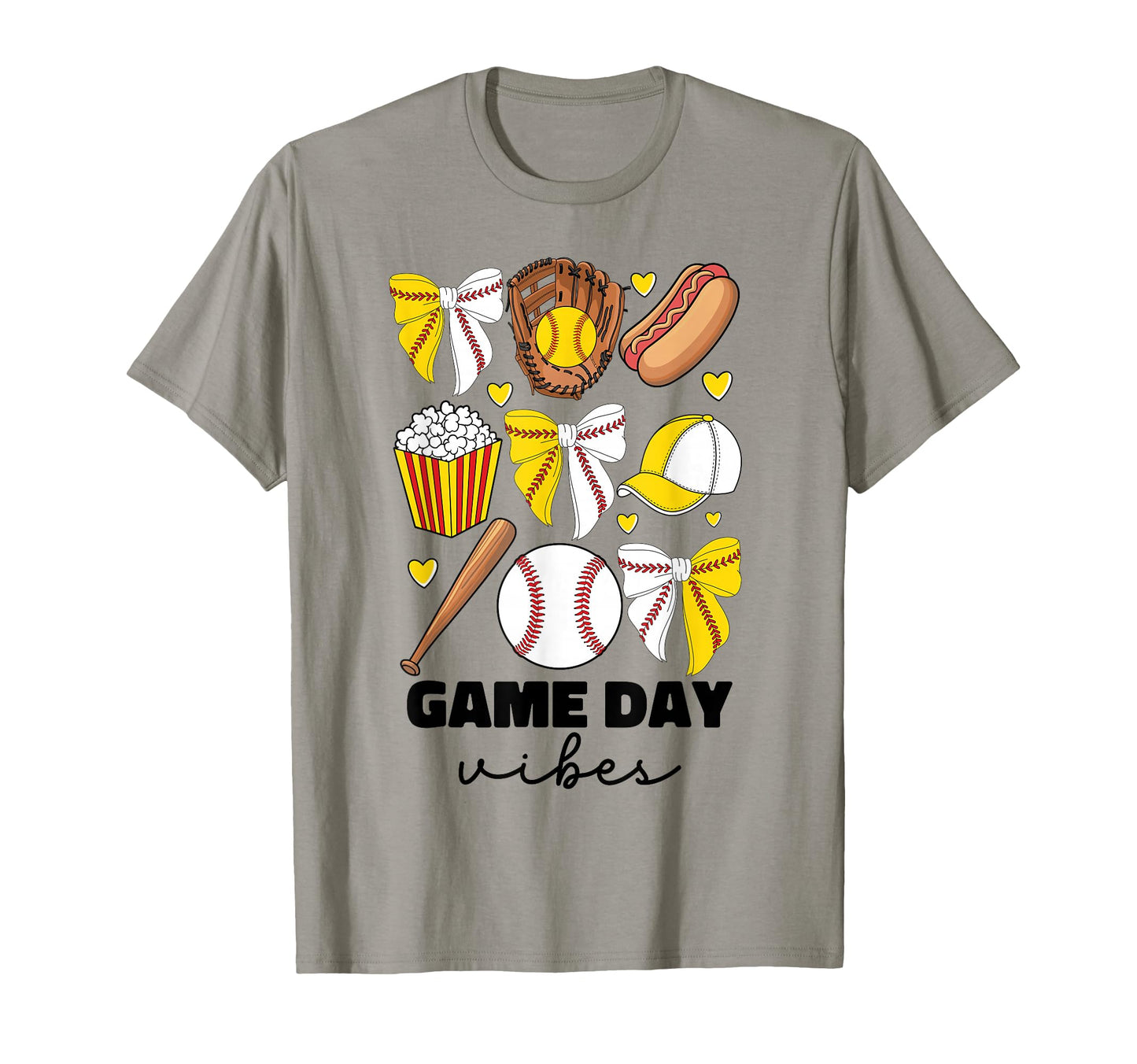Baseball And Softball Mom Game Day T-Shirt - Unique Graphic for Adults - T-Shirt, Sweatshirt, Hoodie
