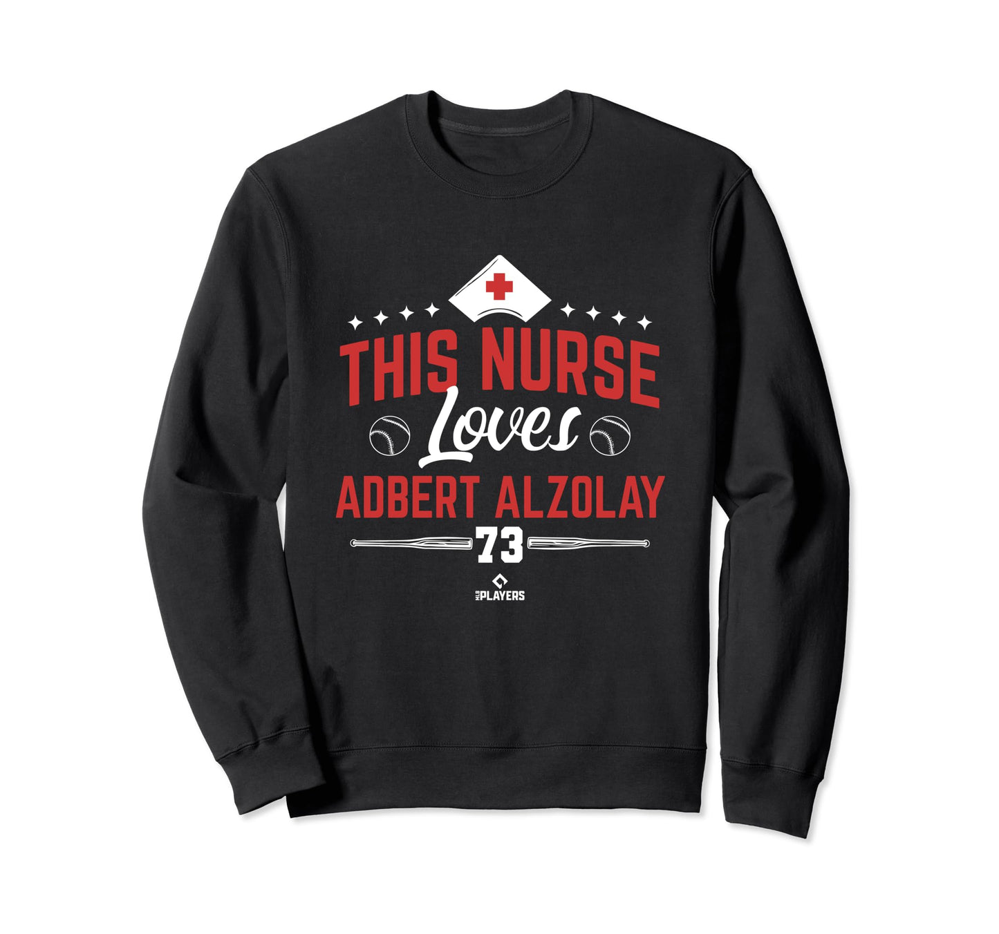 This Nurse Loves Adbert Alzolay Sweatshirt - Novelty Apparel for Adults - T-Shirt, Sweatshirt, Hoodie