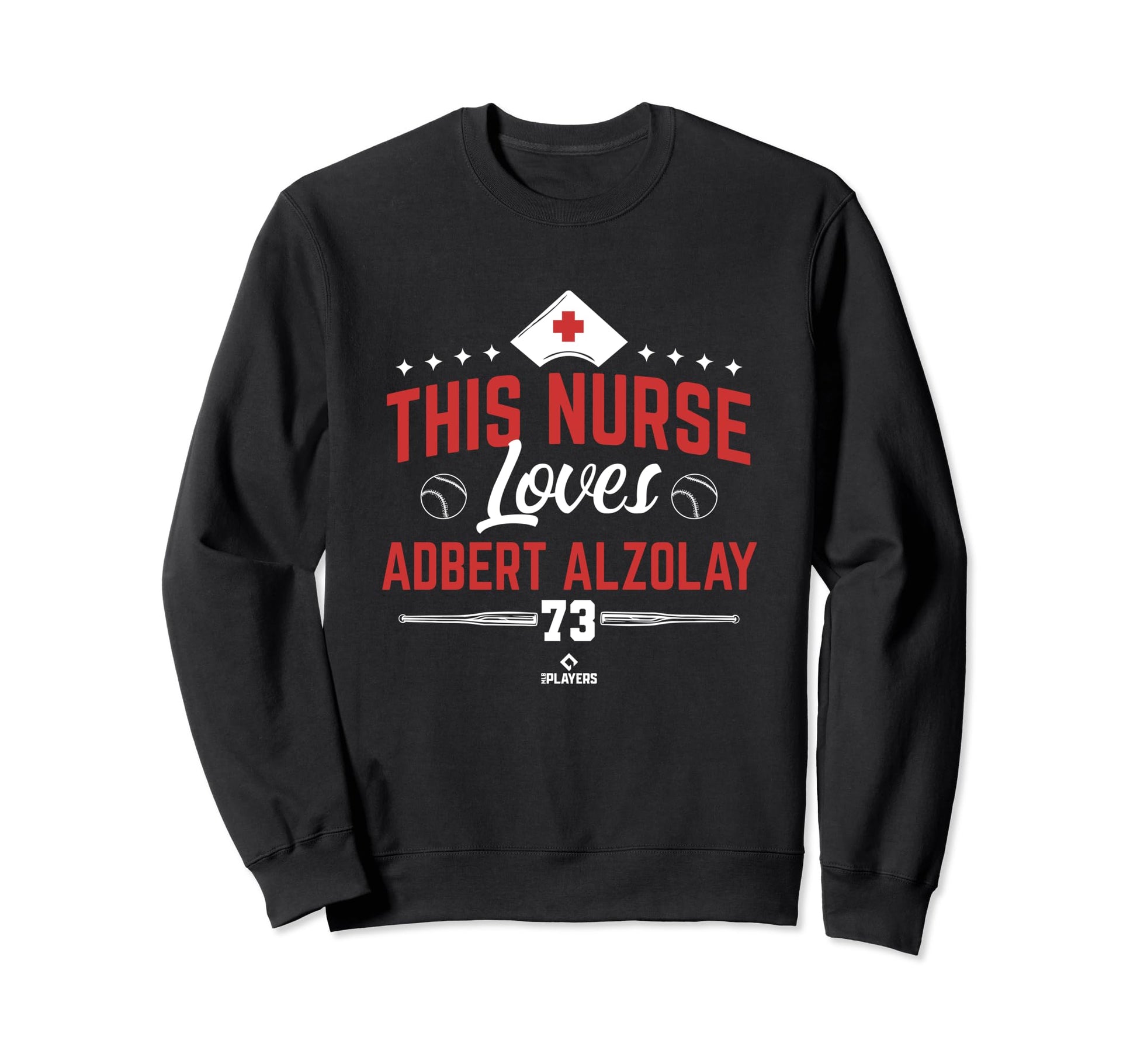 This Nurse Loves Adbert Alzolay Sweatshirt - Novelty Apparel for Adults - T-Shirt, Sweatshirt, Hoodie