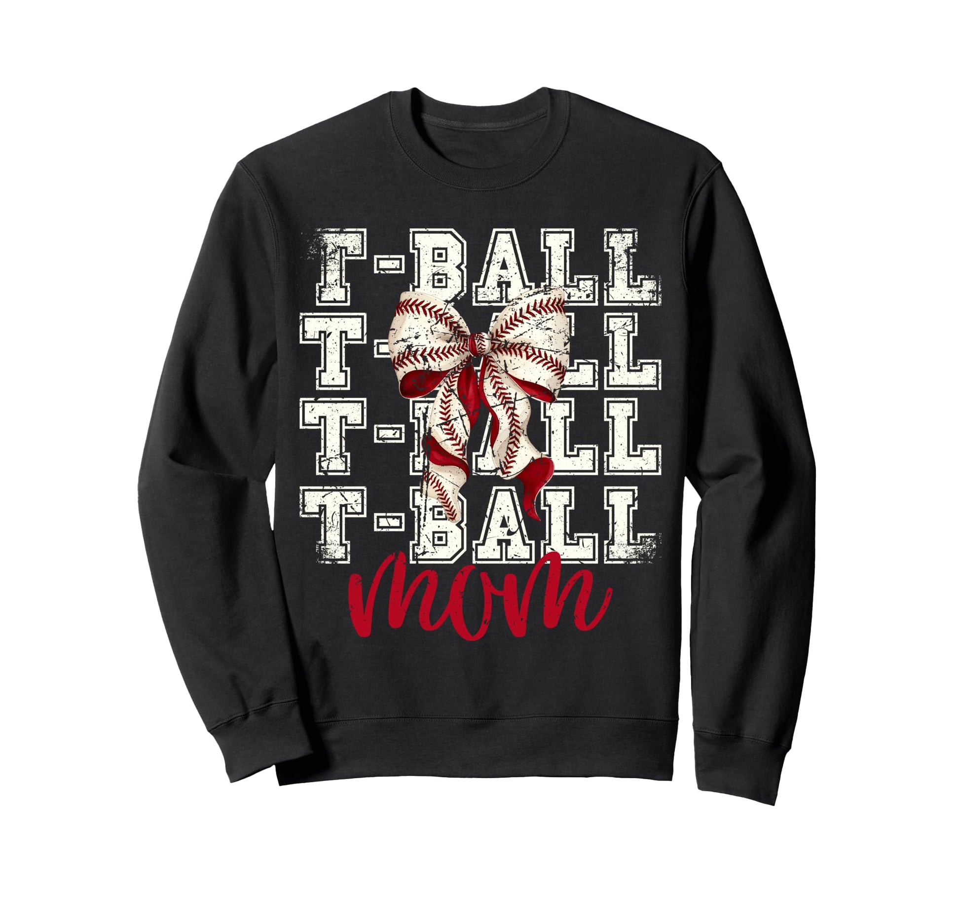 Tball Mom Teeball T Ball Coquette Sweatshirt - Aesthetic Graphic Men Women - T-Shirt, Sweatshirt, Hoodie