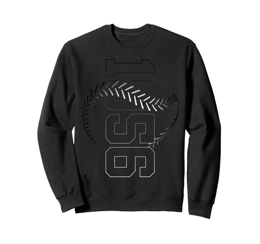 70 Years 1956 Baseball 70Th Sweatshirt - Fun Novelty Design Men Women - T-Shirt, Sweatshirt, Hoodie
