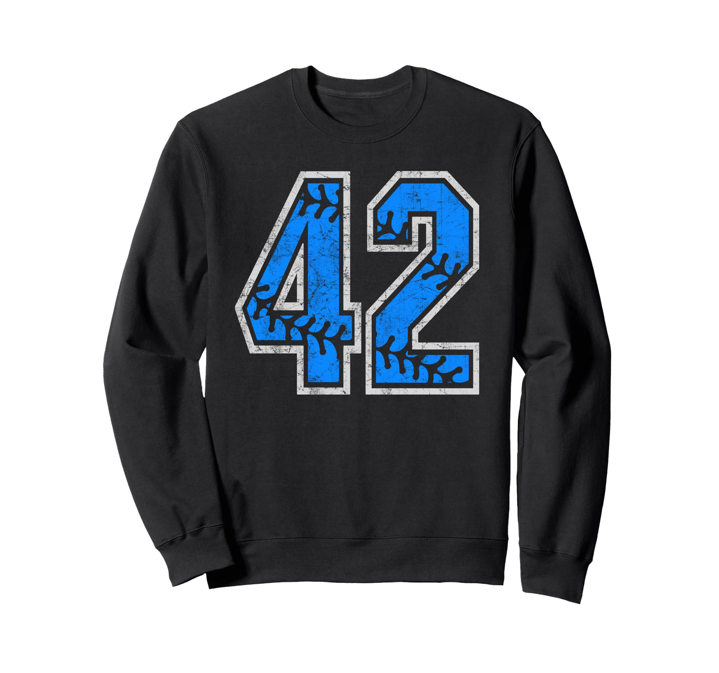 Number 42 42 Jersey Baseball Sweatshirt - Minimalist Print for Adults - T-Shirt, Sweatshirt, Hoodie