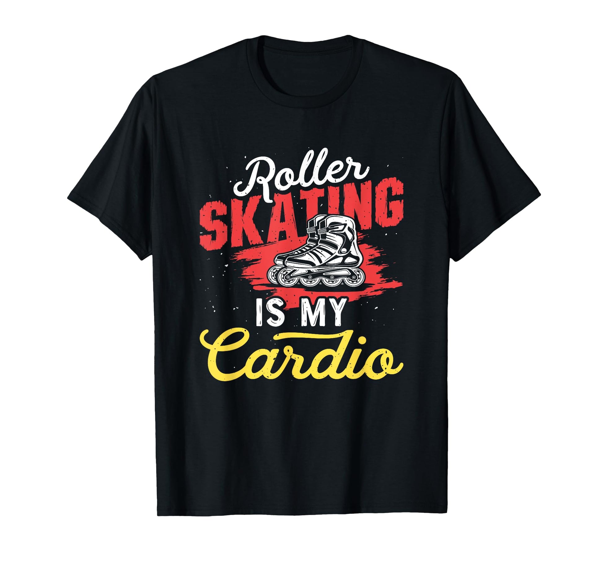 Rolling Skating Cardio Skates Roller T-Shirt - Unique Graphic for Adults - T-Shirt, Sweatshirt, Hoodie