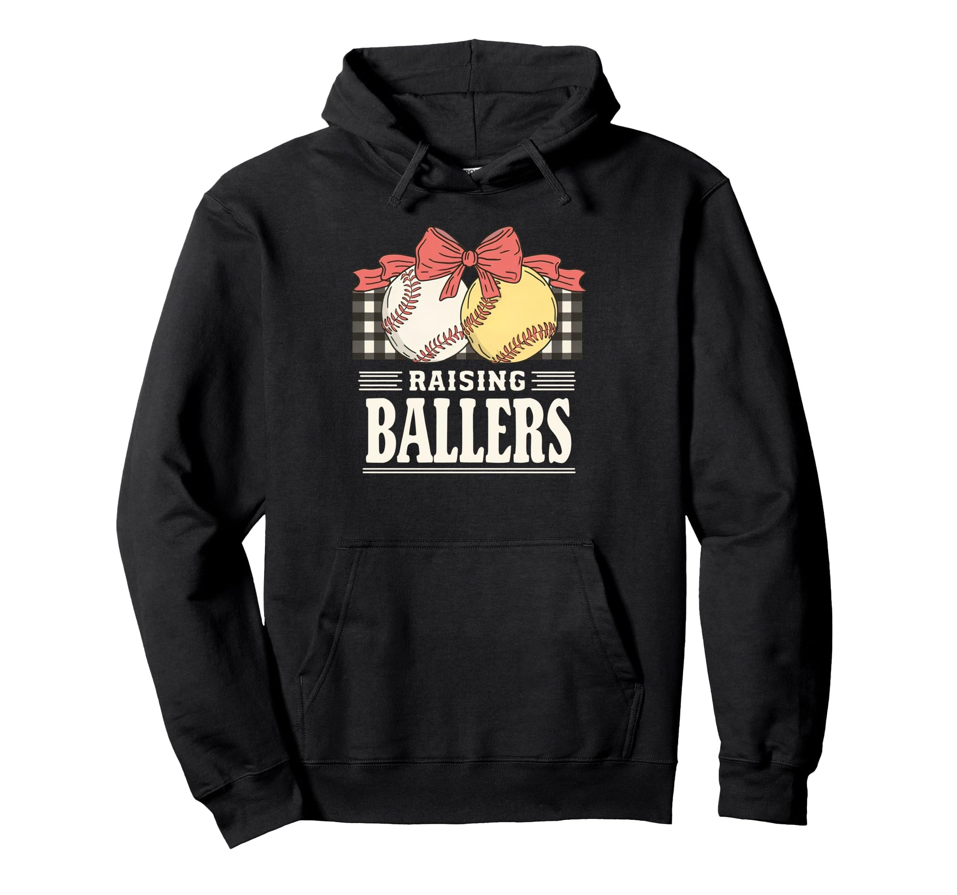 Busy Raising Ballers Softball And Hoodie - Streetwear Style Unisex - T-Shirt, Sweatshirt, Hoodie