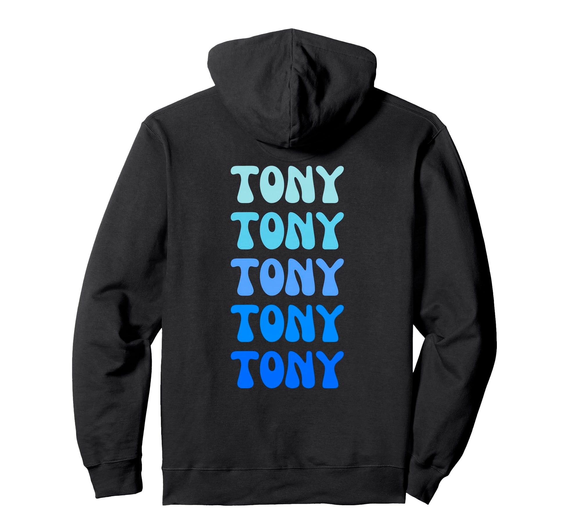 Tony Name Stack Hoodie - Novelty Apparel Unisex - T-Shirt, Sweatshirt, Hoodie