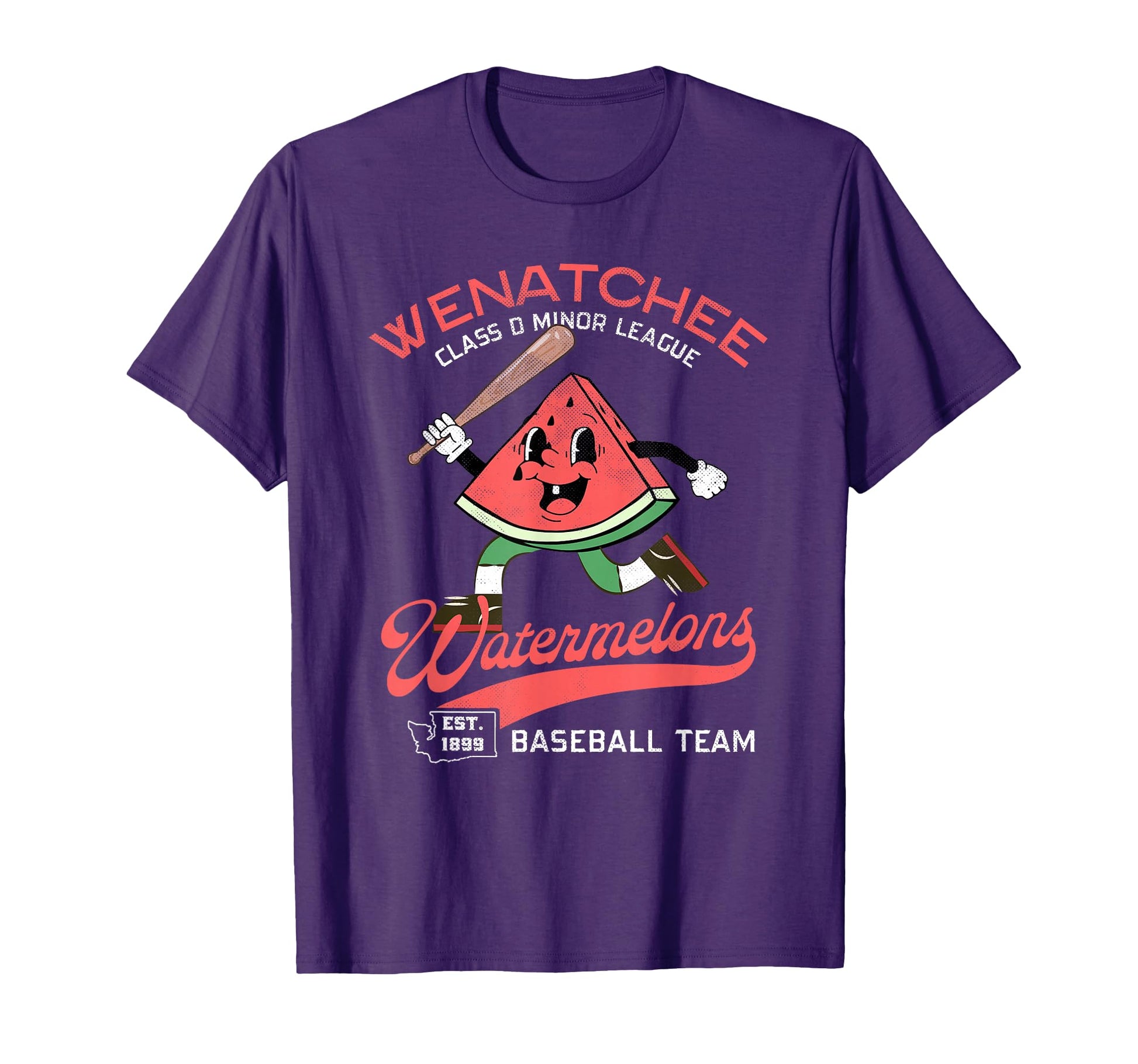 Wenatchee Watermelons Minor League T-Shirt - Novelty Apparel Men Women - T-Shirt, Sweatshirt, Hoodie