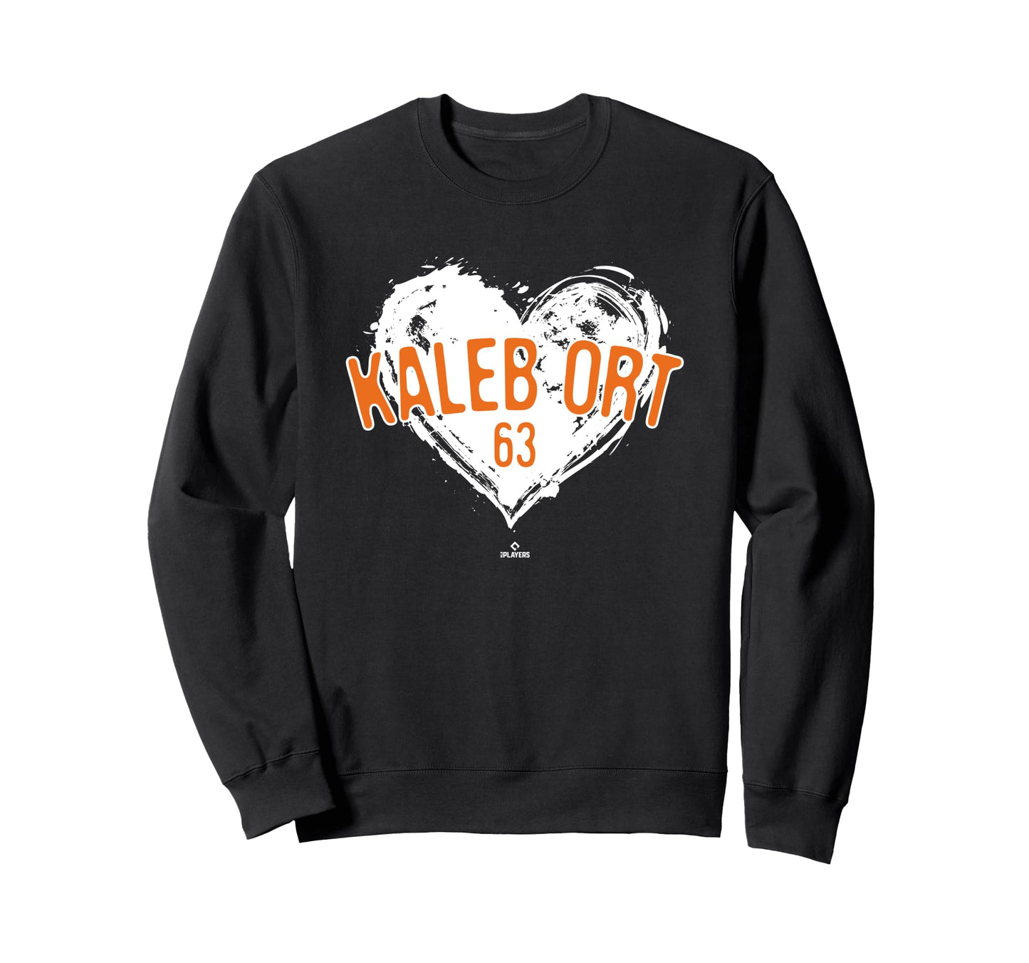 Distressed Heart Kaleb Ort Houston Sweatshirt - Graphic Print for Adults - T-Shirt, Sweatshirt, Hoodie