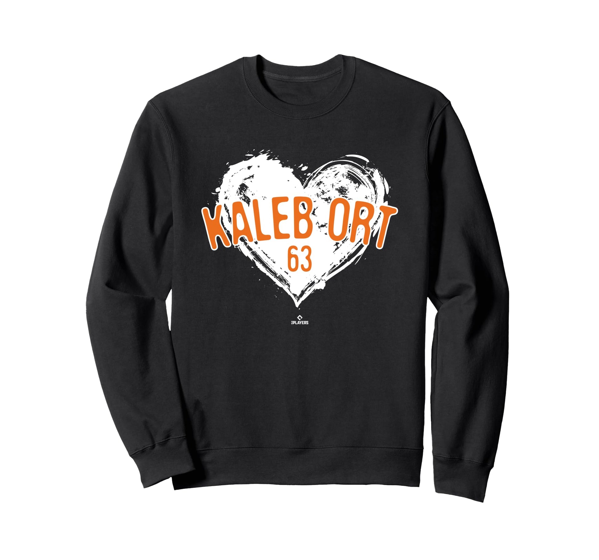 Distressed Heart Kaleb Ort Houston Sweatshirt - Graphic Print for Adults - T-Shirt, Sweatshirt, Hoodie