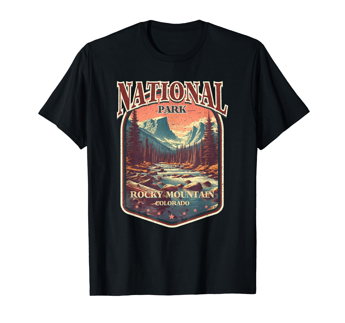 Rocky Mountain National Park T-Shirt - Fun Novelty Design for Adults - T-Shirt, Sweatshirt, Hoodie