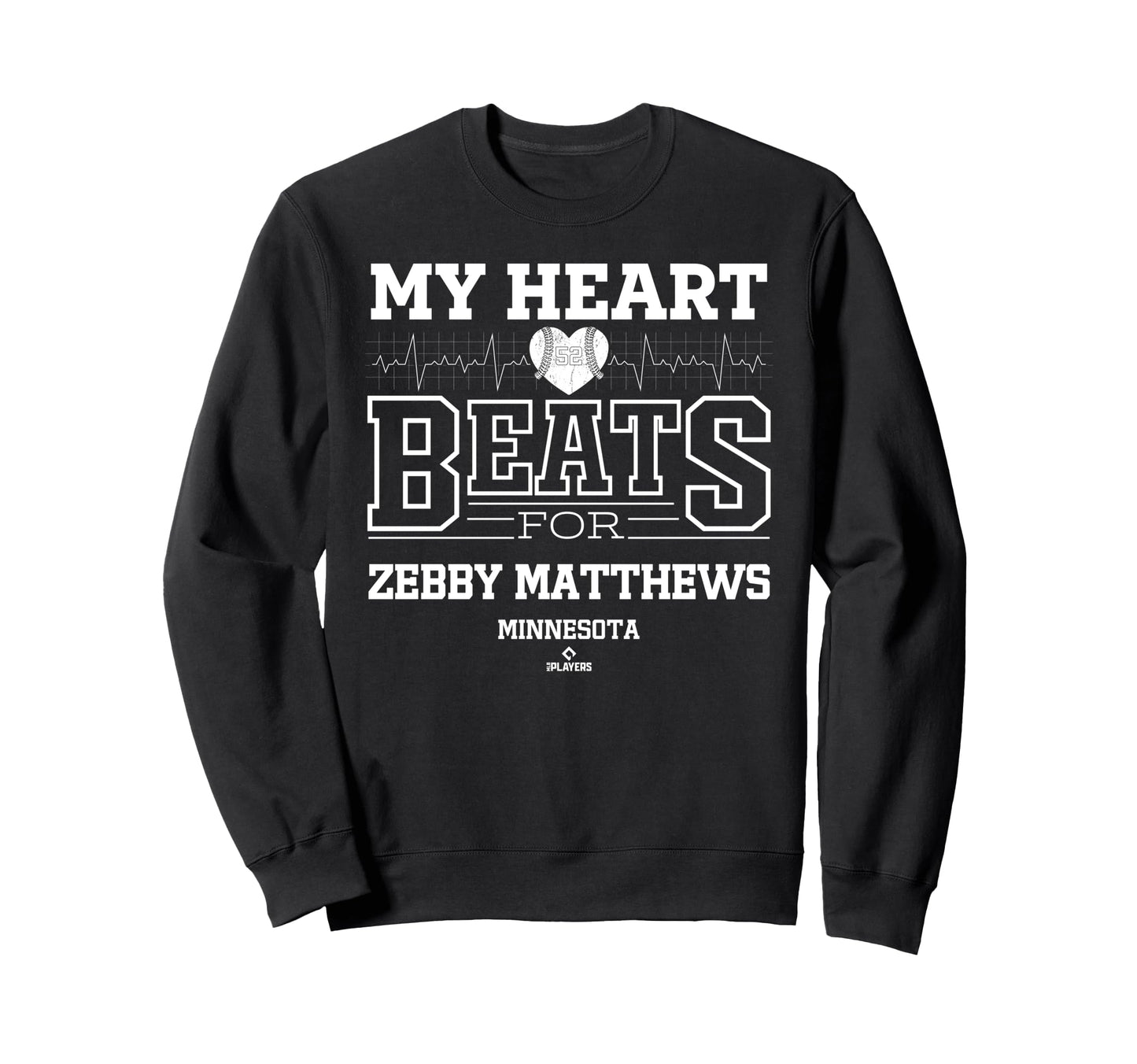 My Heart Beats Zebby Matthews Sweatshirt - Streetwear Style Unisex - T-Shirt, Sweatshirt, Hoodie