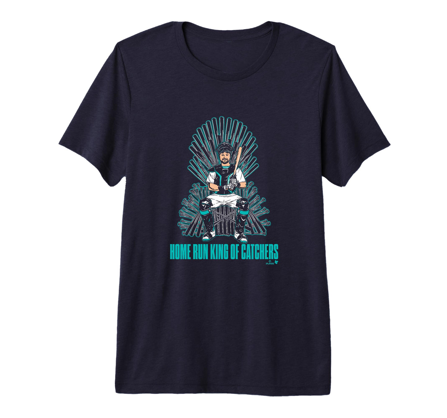 Cal Raleigh Home Run King Catchers T-Shirt - Custom Art Print for Adults - T-Shirt, Sweatshirt, Hoodie